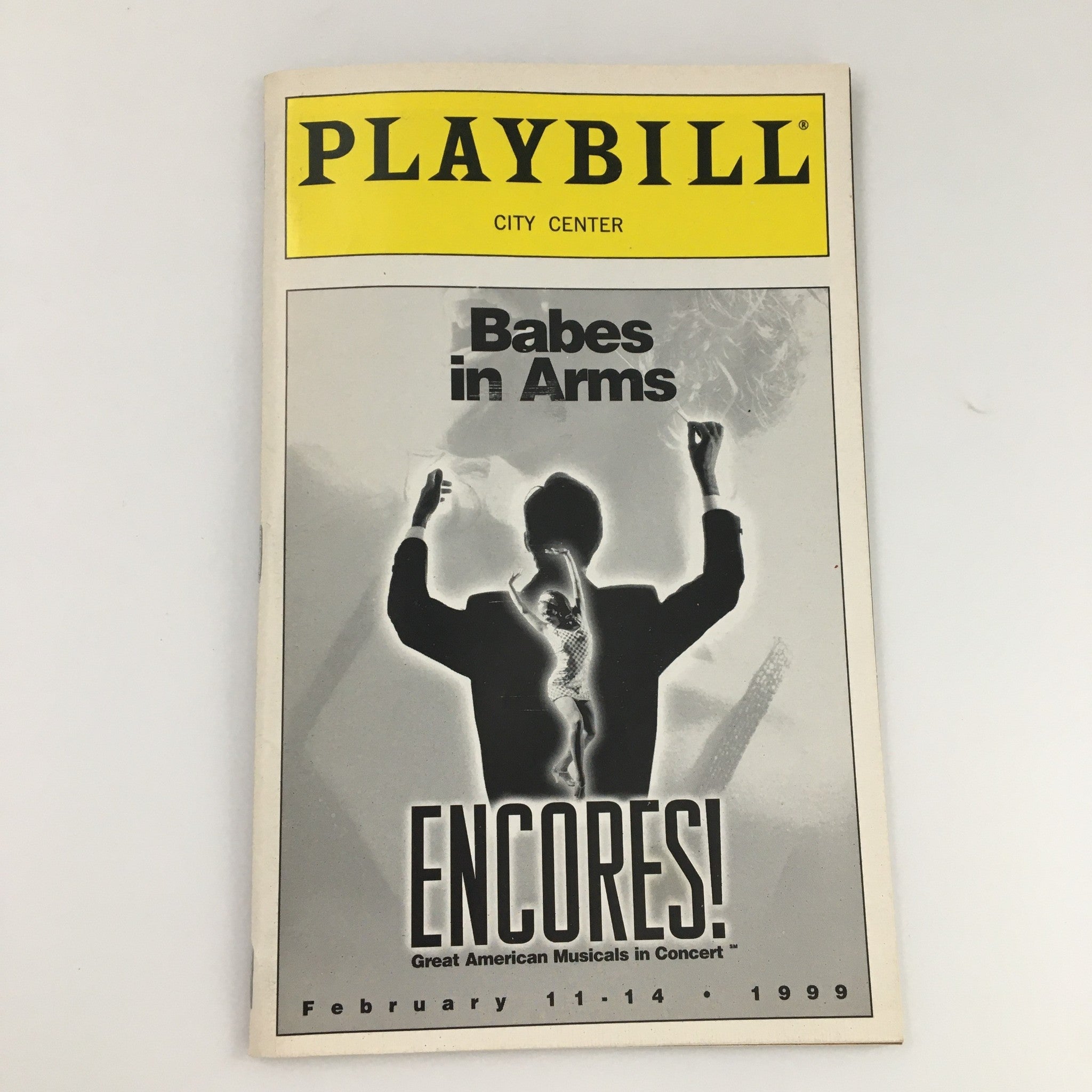 1999 Playbill City Center 'Babes in Arms' Melissa Rain Anderson, Kevin Cahoon