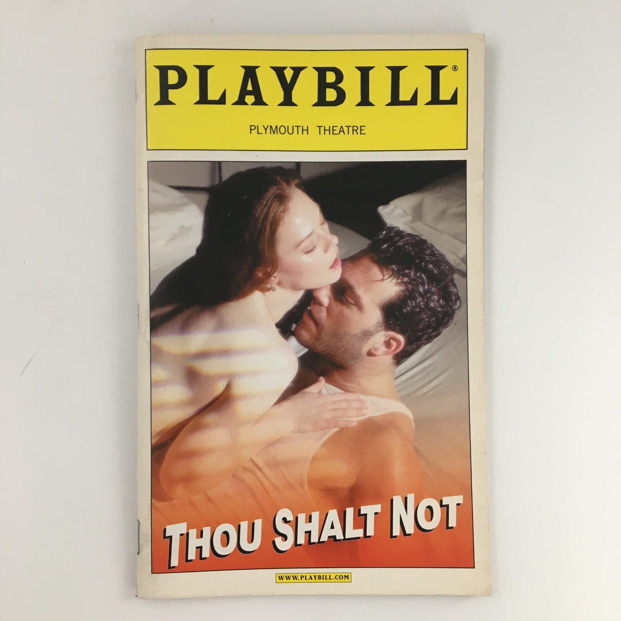 2001 Playbill Plymouth Theatre 'Thou Shalt Not' Timothy J. Alex, Dylis Croman