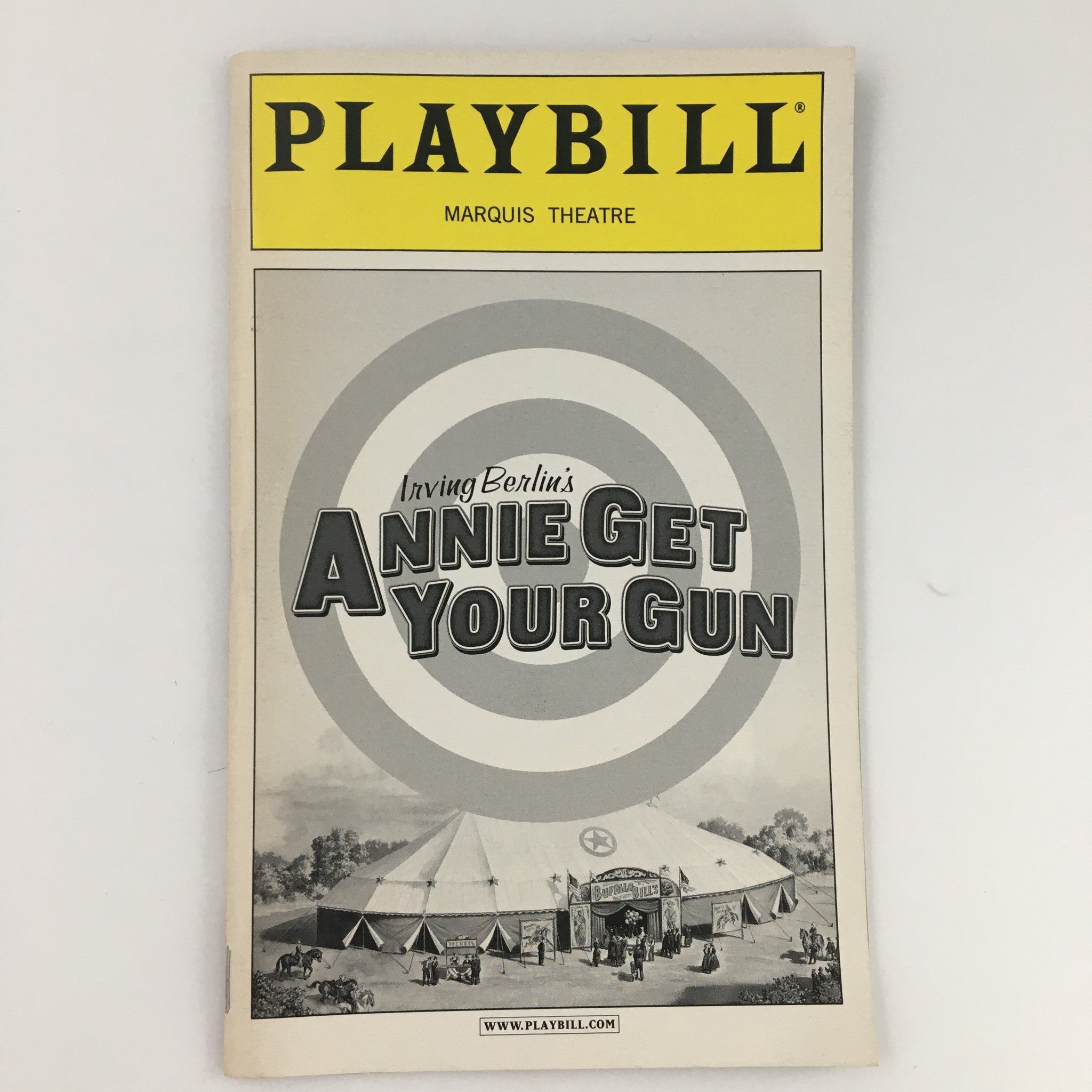 2001 Playbill Marquis Theatre Annie Get Your Gun Conrad John Schuck Larry Storch