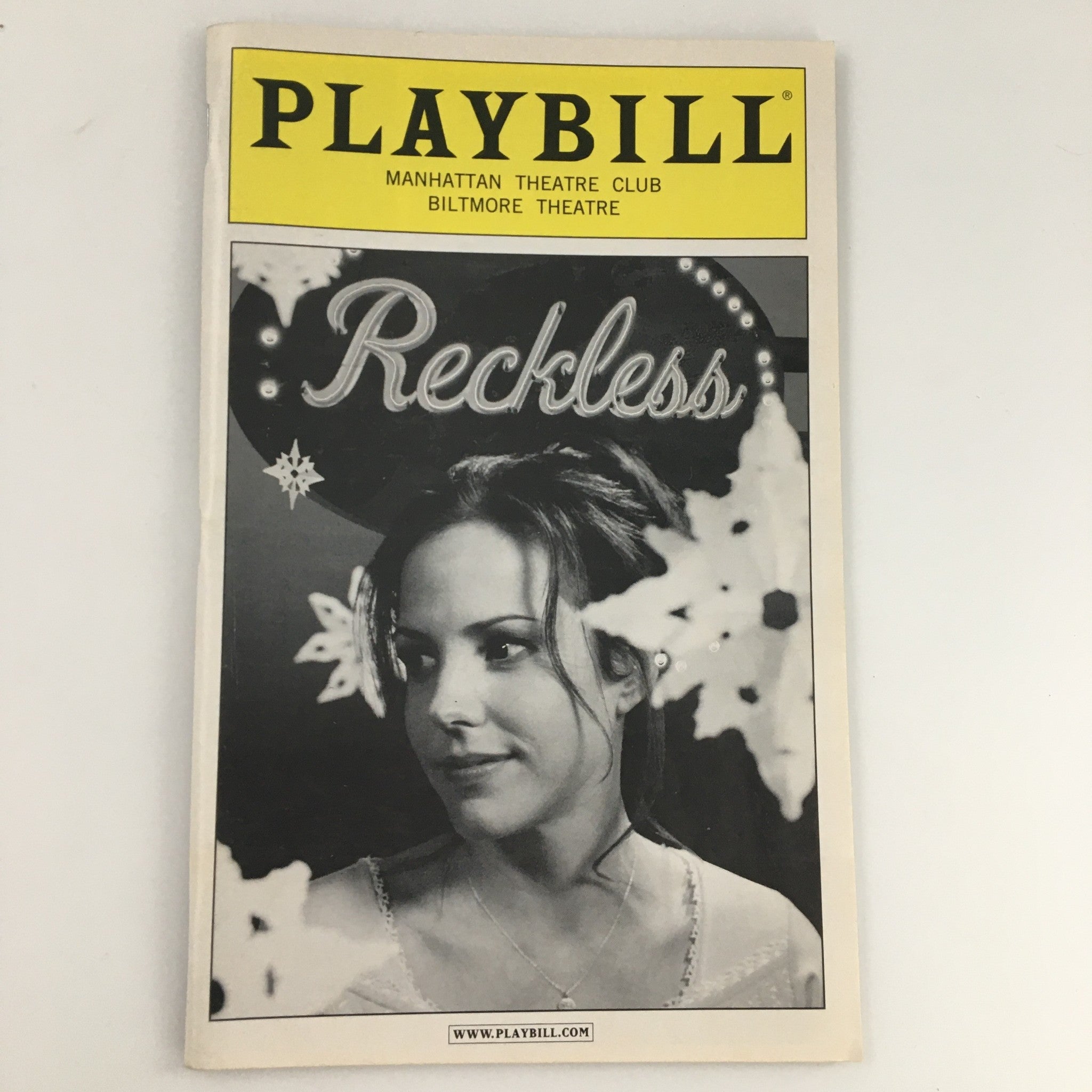 2004 Playbill Biltmore Theatre 'Reckless' Olga Merediz, Debra Monk, Rosie Perez