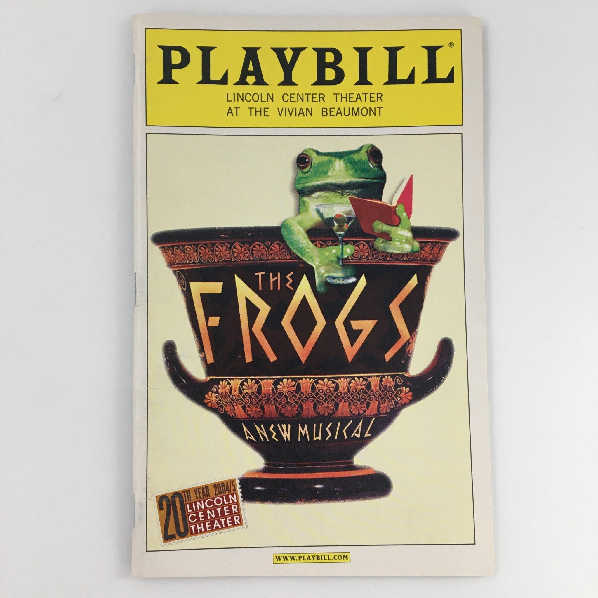 2004 Playbill The Vivian Beaumont 'The Frogs' Ryan L. Ball, Peter Barlett