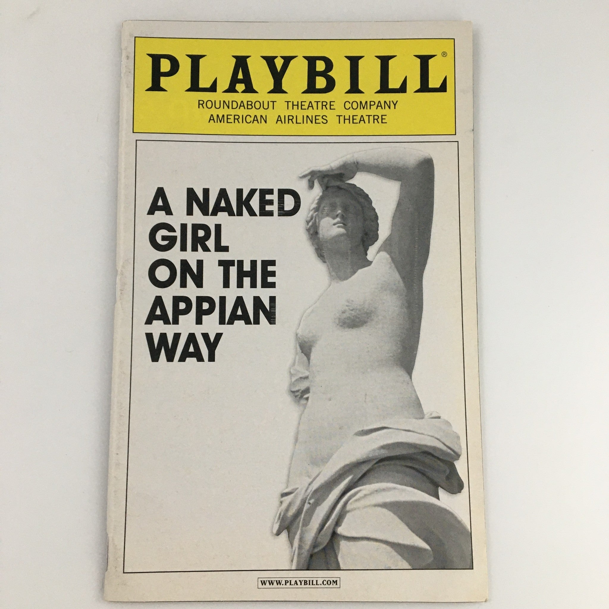 2005 Playbill American Airlines Theatre 'A Naked Girl On The Appian Way'