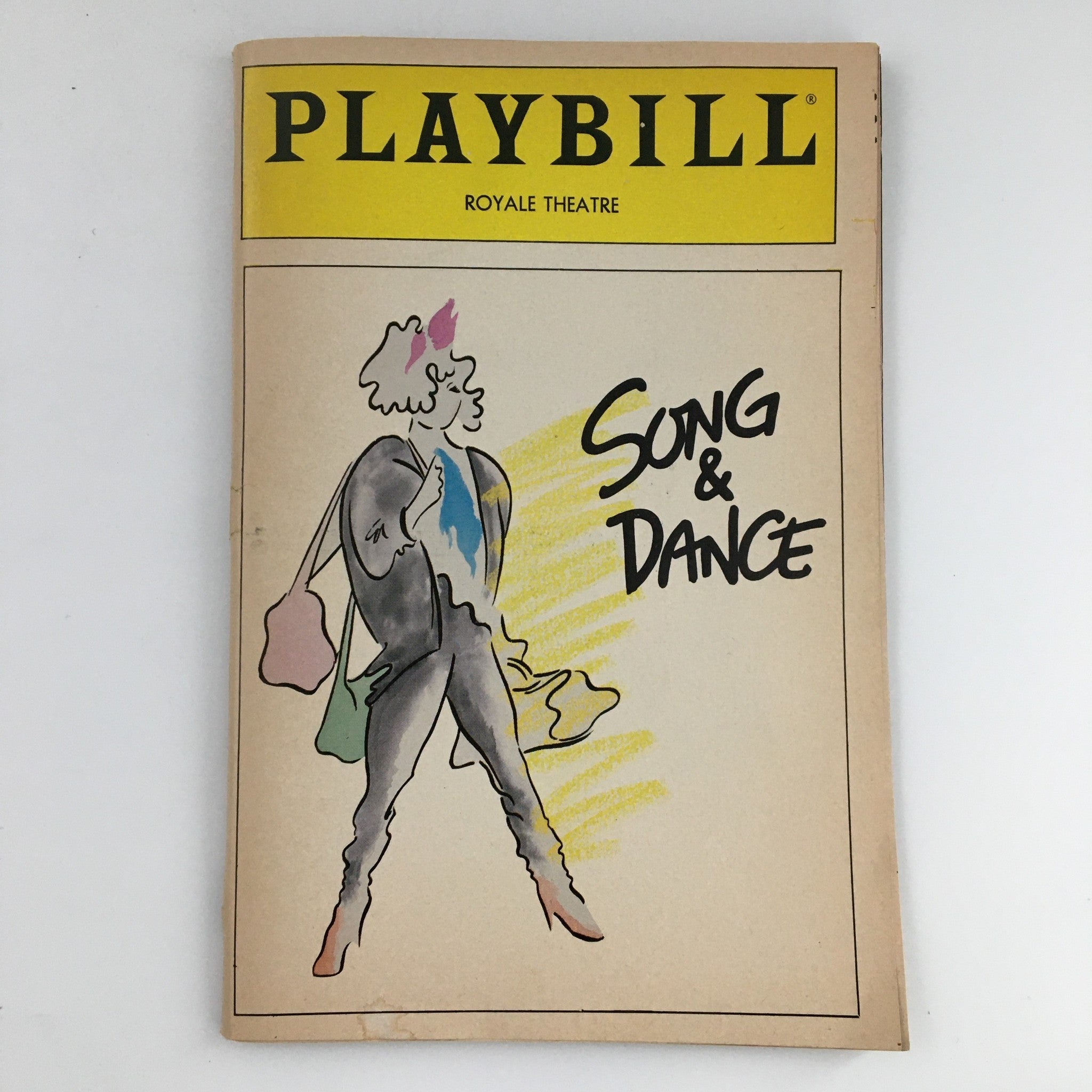 1985 Playbill Royal Theatre 'Song & Dance' Bernadette Petters, Denise Faye