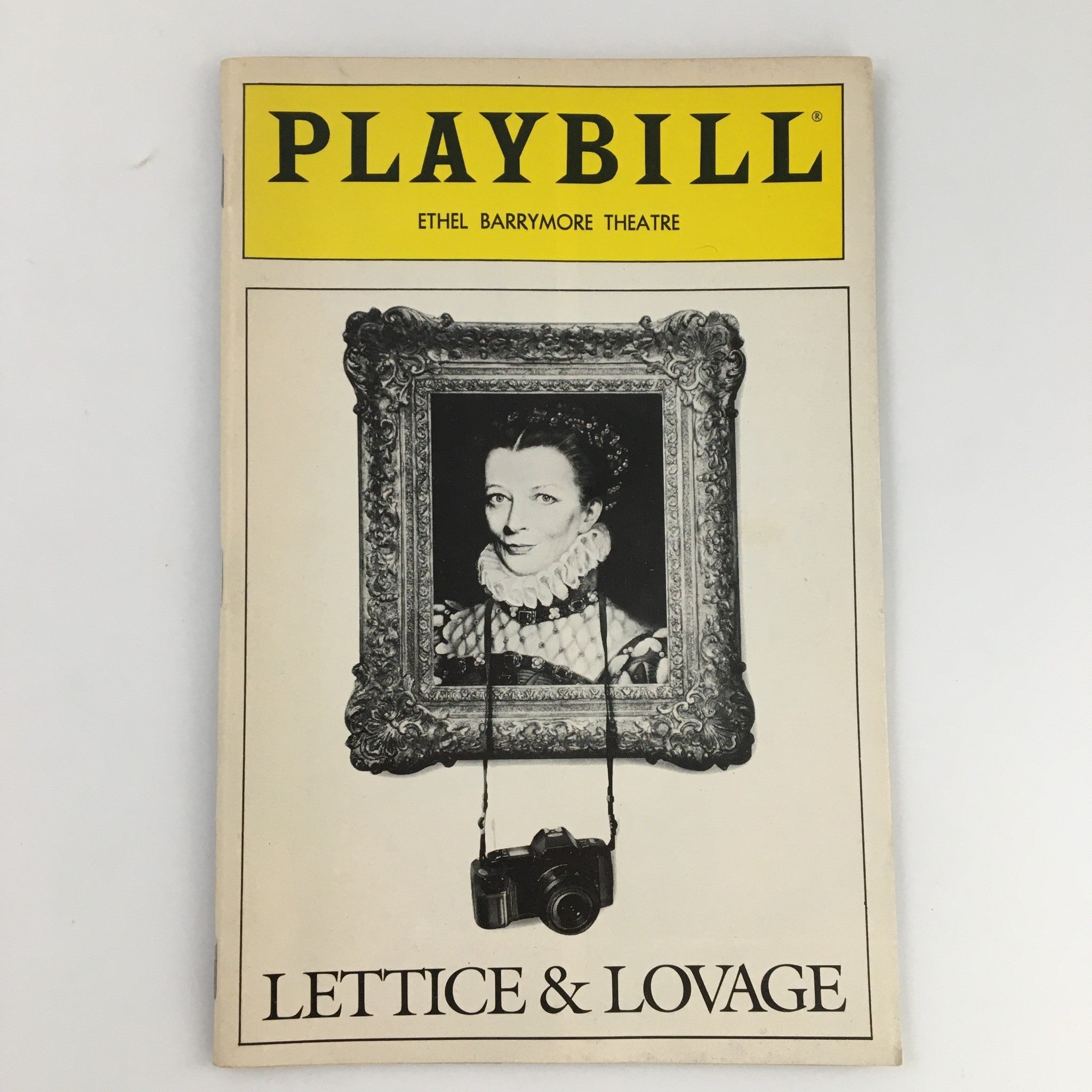 1990 Playbill Ethel Barrymore Theatre 'Lettice & Lovage' Margaret Tyzack