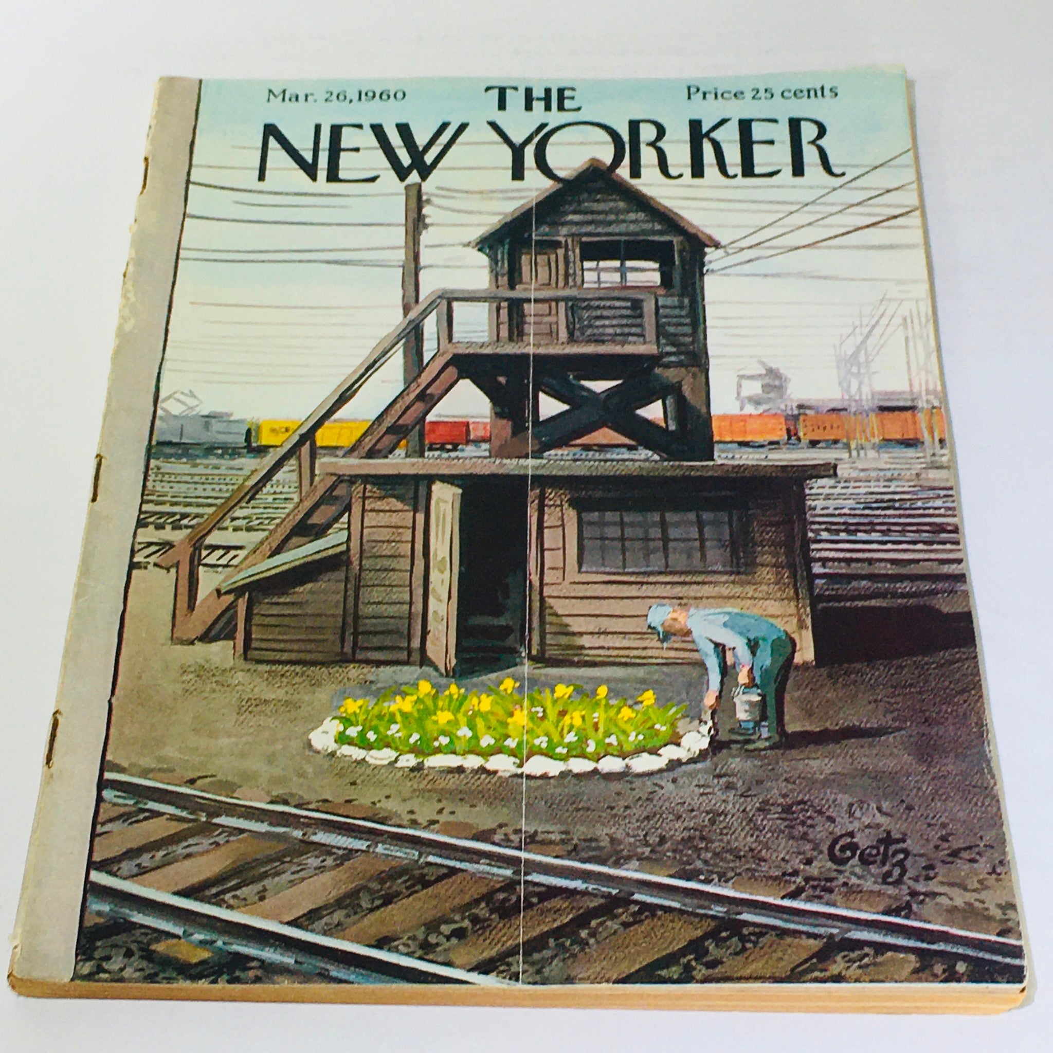 The New Yorker: March 26 1960 Full Magazine/Theme Cover Arthur Getz