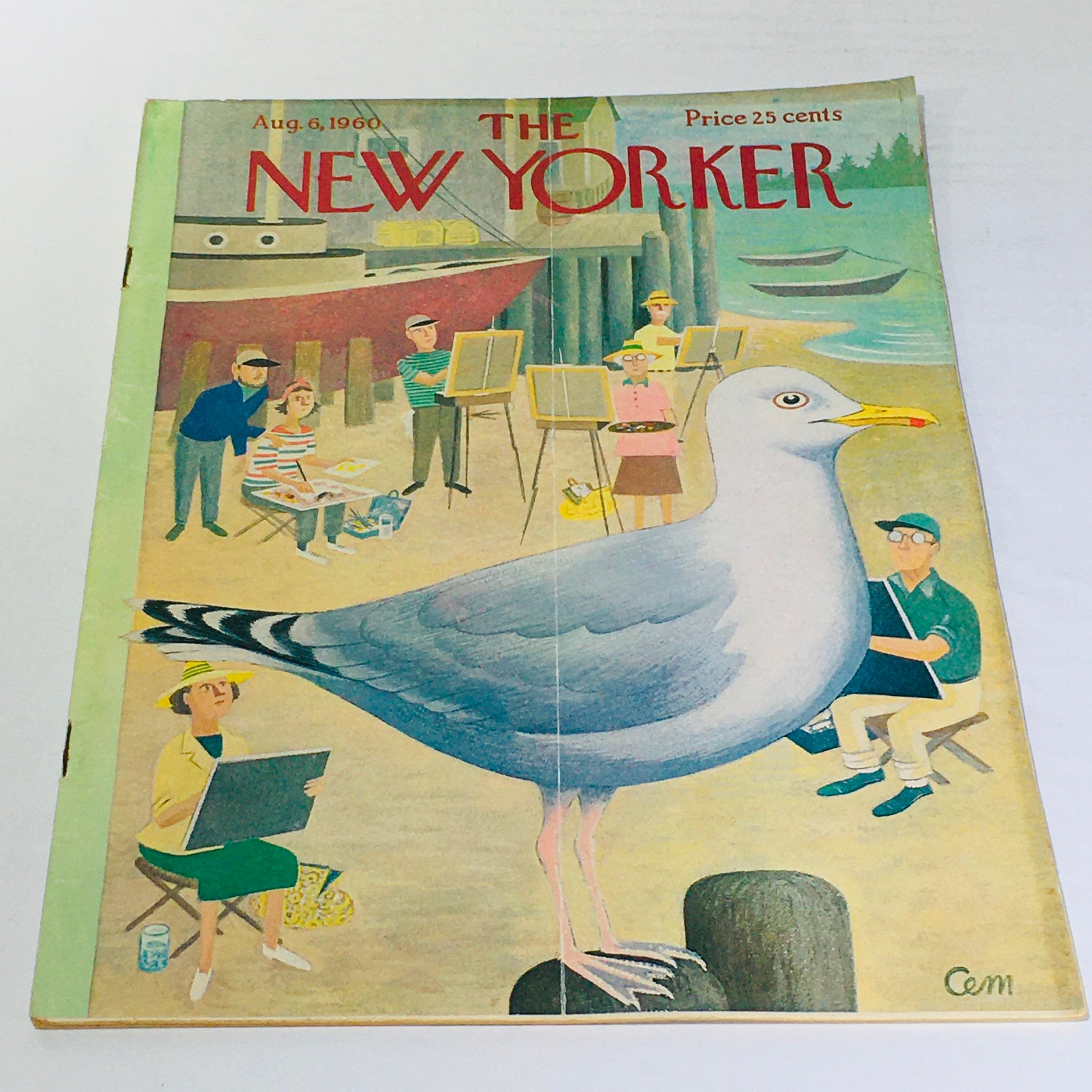 The New Yorker: August 6 1960 Full Magazine/Theme Cover Charles E. Martin