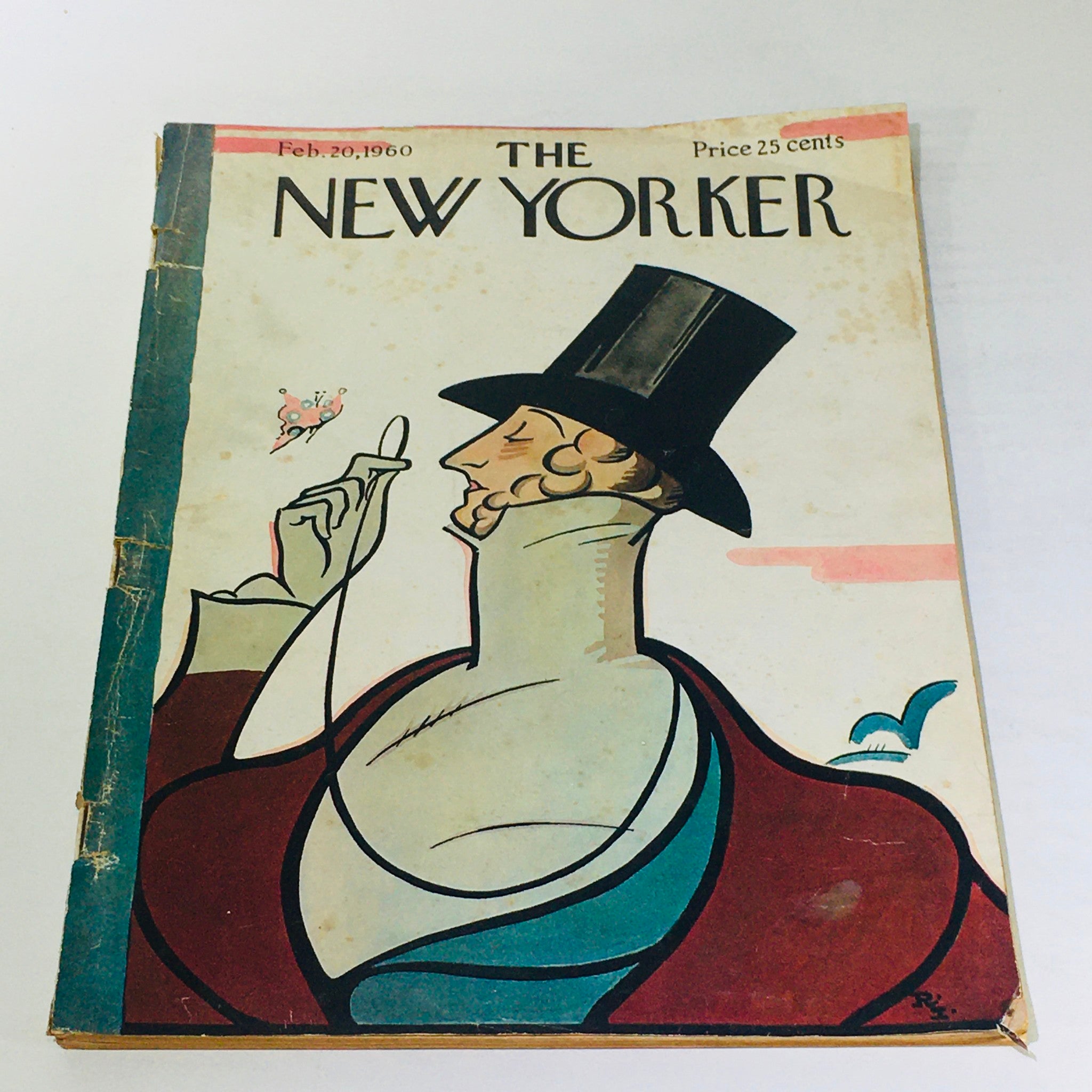 The New Yorker: February 20 1960 Full Magazine/Theme Cover Rea Irving