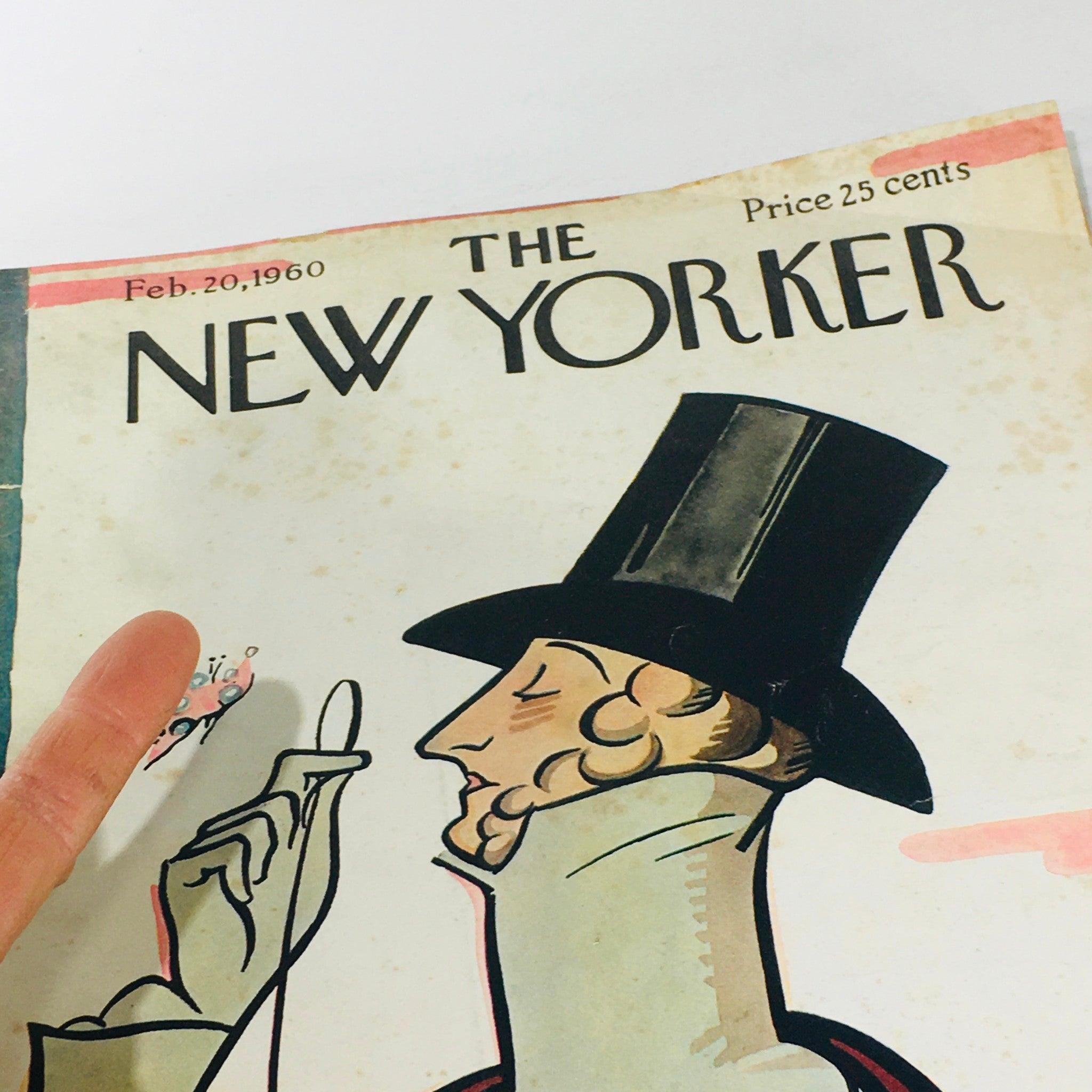 The New Yorker: February 20 1960 Full Magazine/Theme Cover Rea Irving