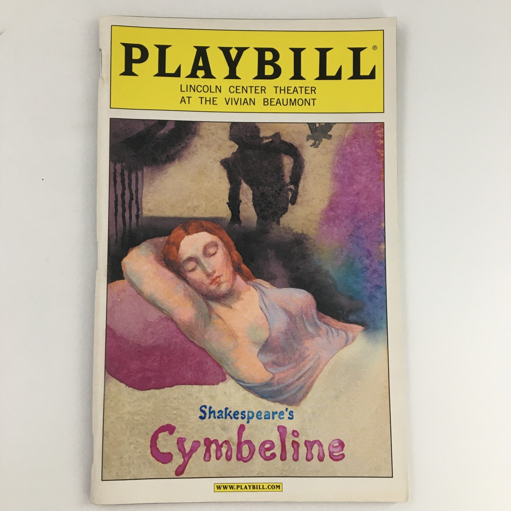 2007 Playbill Vivian Beaumont 'Cymbeline' Jeffrey M. Bender, Daniel Breaker