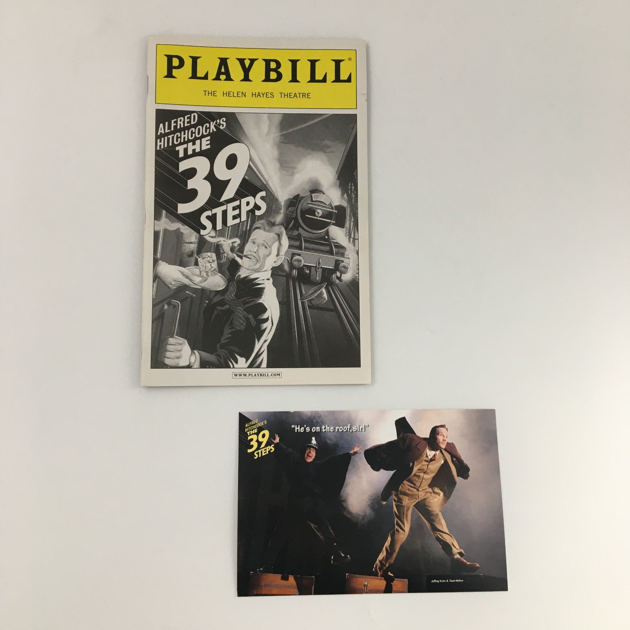 2009 Playbill Helen Hayes Theatre 'The 39 Steps' Arnie Burton Francesca Faridany