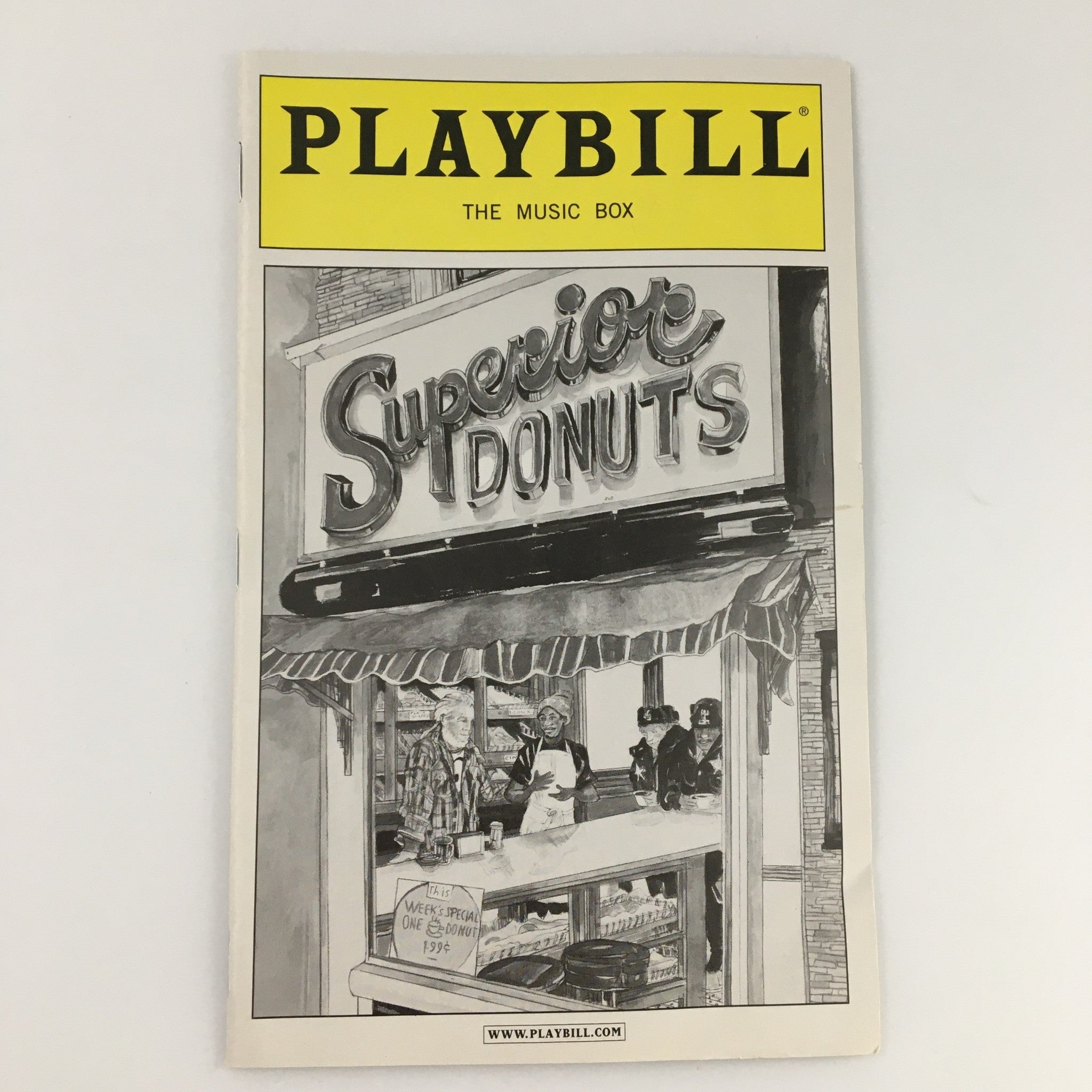 2009 Playbill The Music Box 'Superior Donuts' Jane Alderman, Kate Buddeke