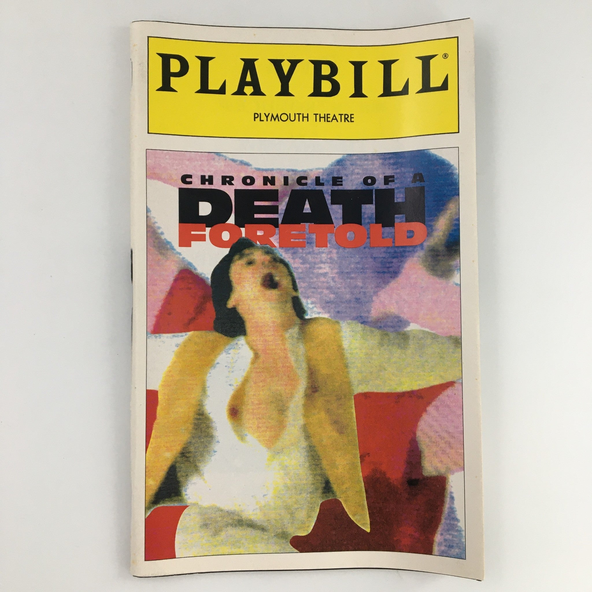 1995 Playbill Plymouth Theatre 'Chronicle of a Death Foretold' RARE May Issue