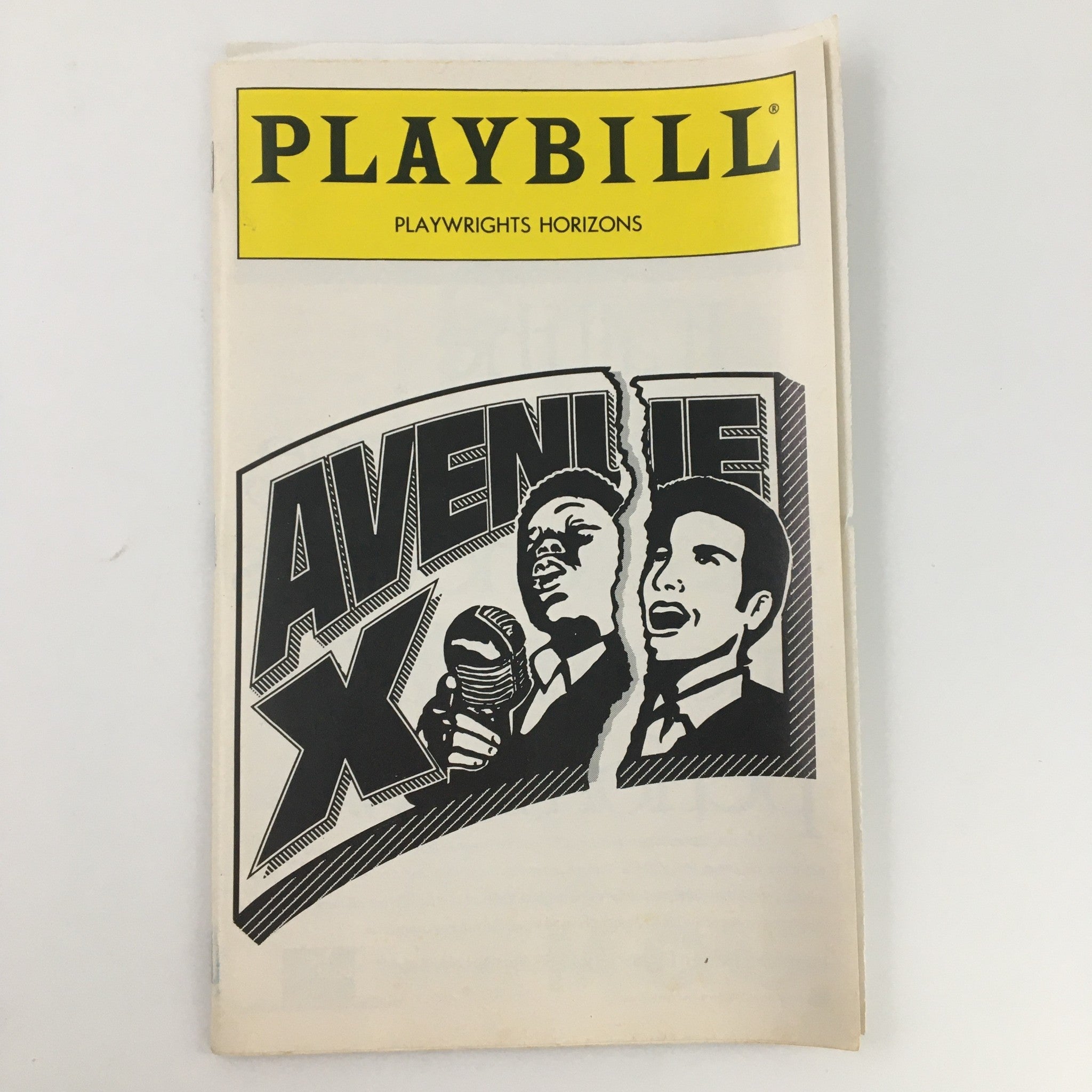 1994 Playbill Playwrights Horizons 'Avenue X' Ted Brunetti, Chuck Cooper