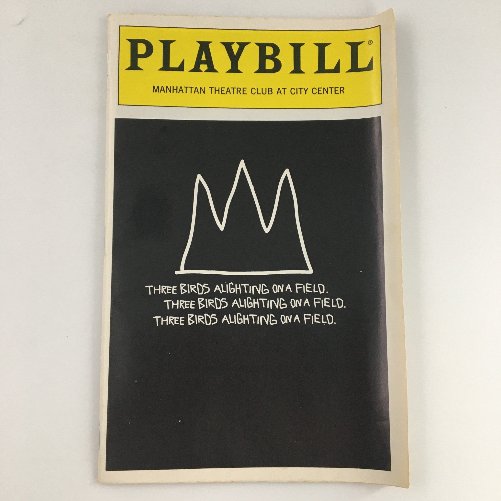 '94 Playbill Manhattan Theatre Club Three Birds Alighting On A Field Susan Pilar