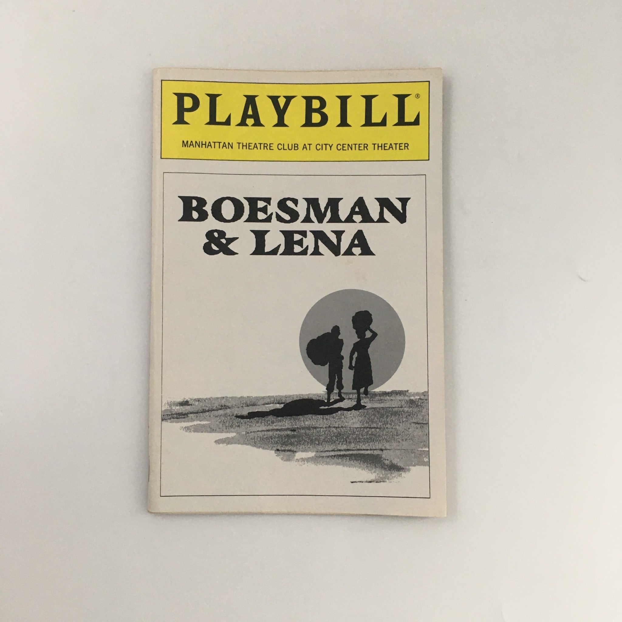 1992 Playbill Manhattan Theatre Club 'Boesman & Lena' Keith David, Lynne Thigpen