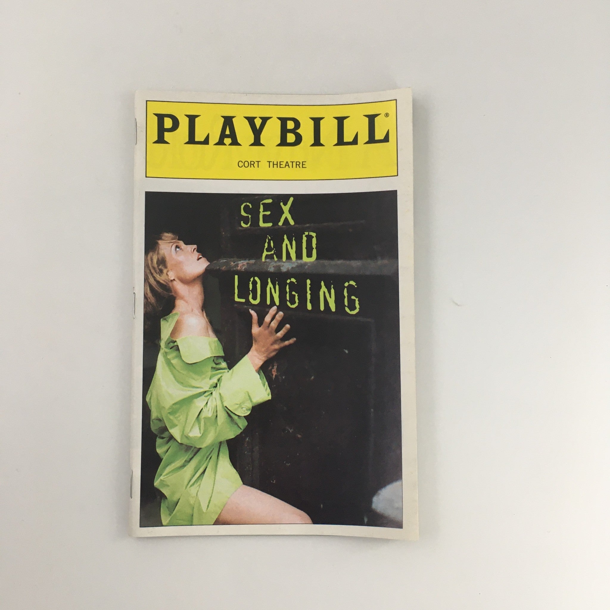 1996 Playbill Cort Theatre 'Sex and Longing' Guy Boyd, Jay Goede, Eric Thal