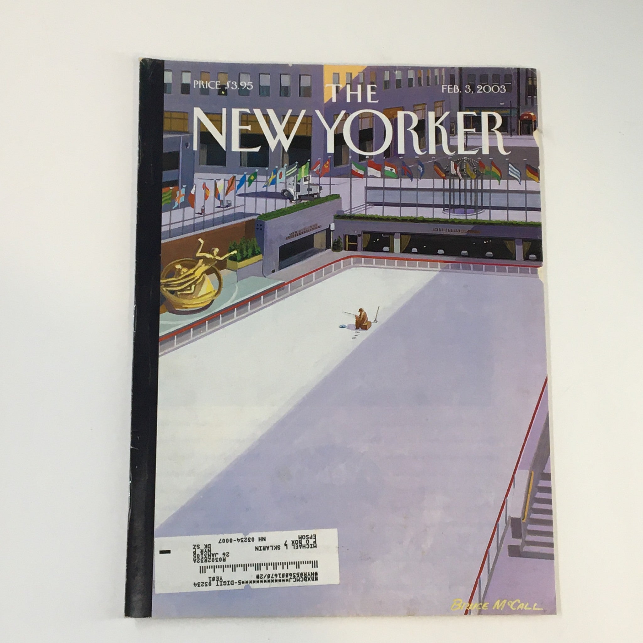 The New Yorker Full Magazine February 3 2003 Stocked Pond by Bruce McCall