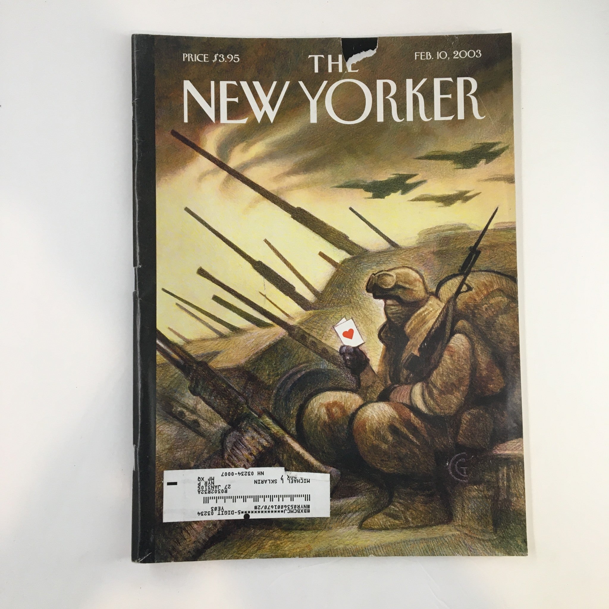 The New Yorker Full Magazine February 10 2003 V Day by Carter Goodrich