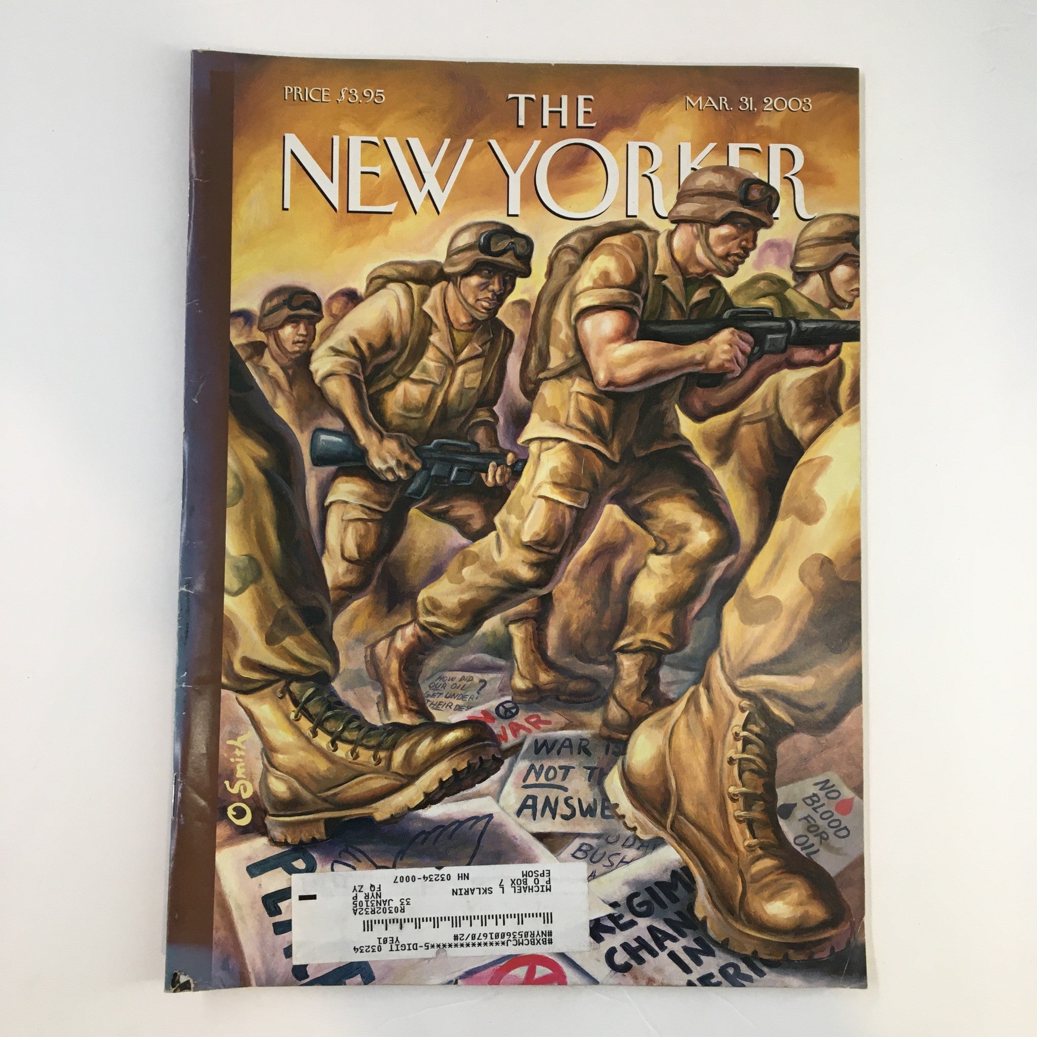 The New Yorker Full Magazine March 31 2003 Signs of the Times by Owen Smith