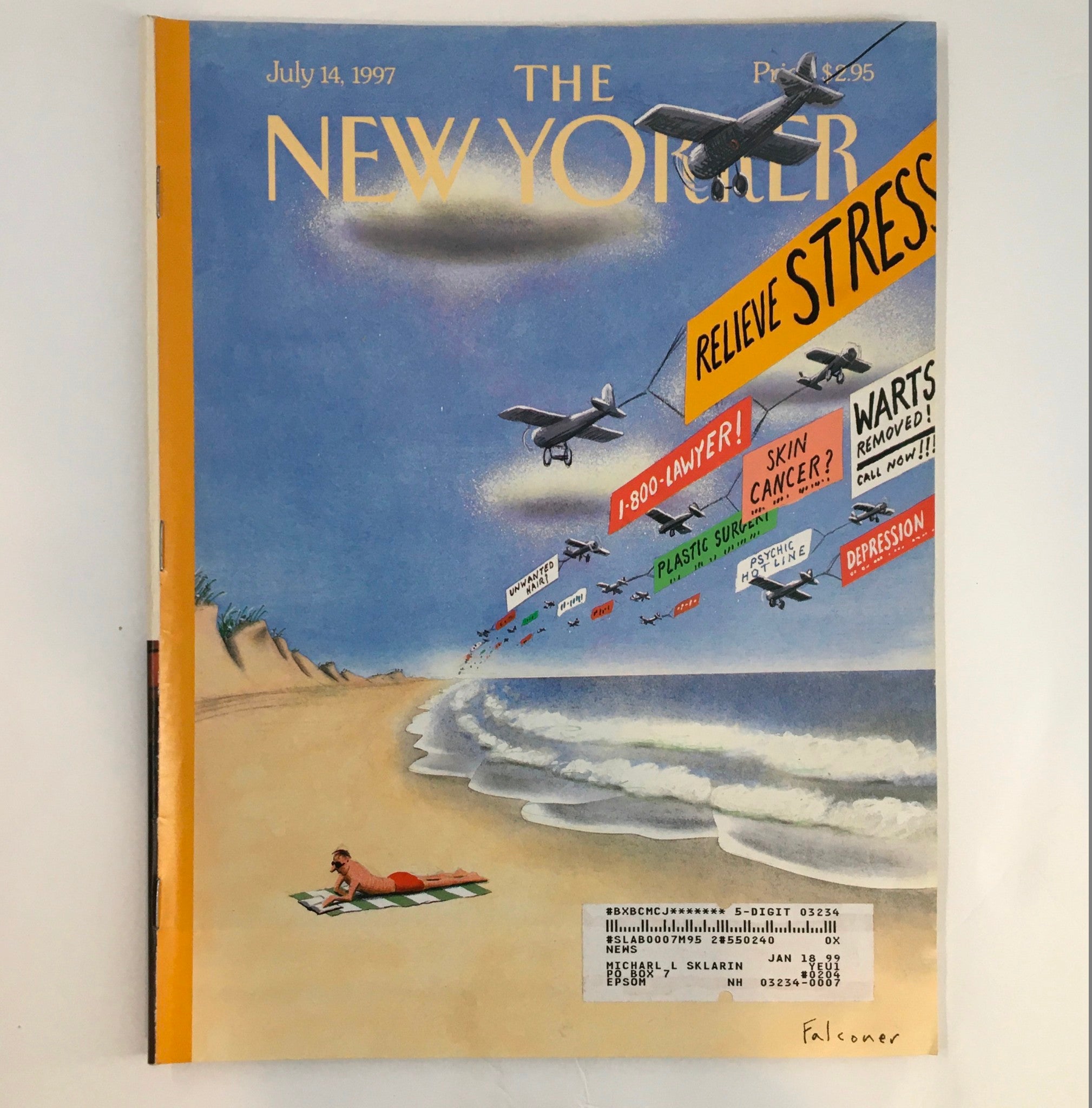 The New Yorker Full Magazine July 14 1997 Getting away From It All Ian Falconer