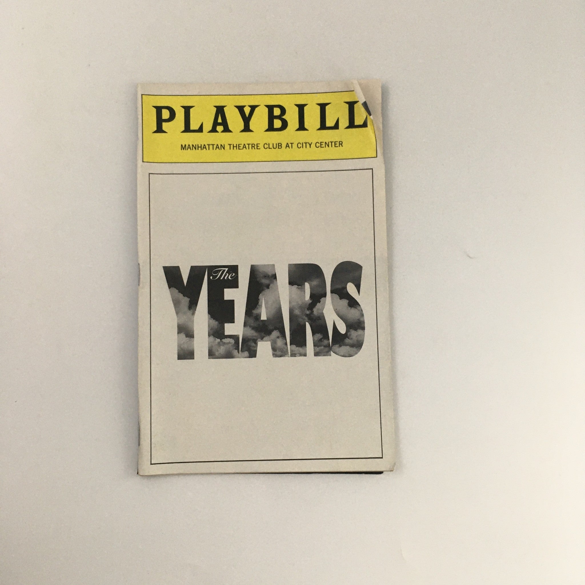 1993 Playbill Manhattan Theatre Club 'The Years' William Fletchner, Nancy Hower