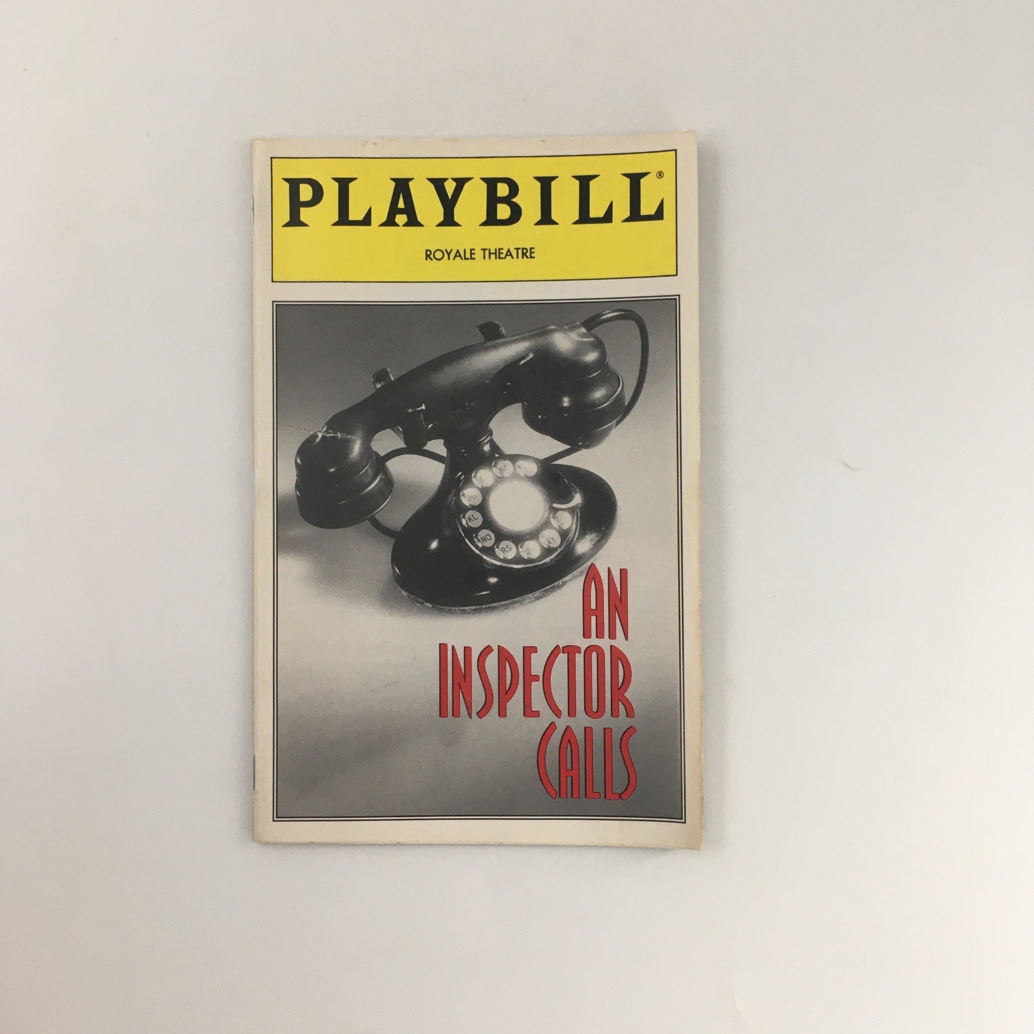 1994 Playbill Royale Theater 'An Inspector Calls' Jane Adams and Aden Gilett