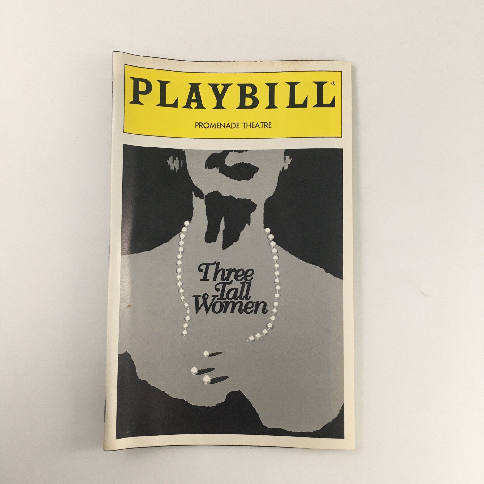 1995 Playbill The Promenade Theatre 'Three Tall Women' Elizabeth McCann