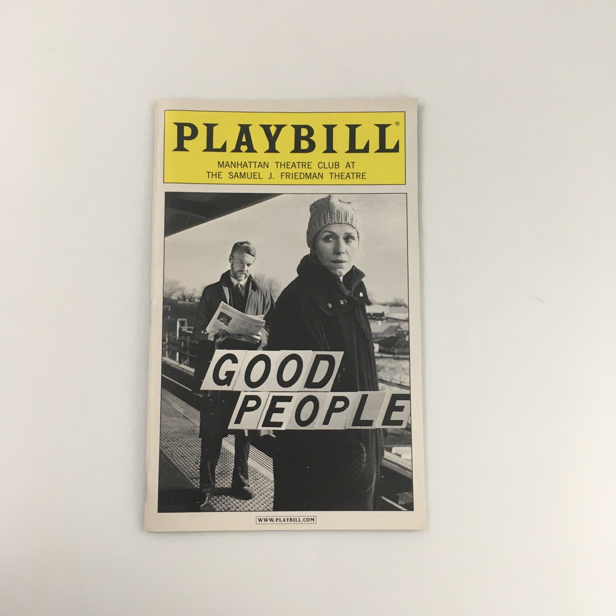 2011 Playbill Samuel J. Friedman Theatre 'Good People' Becky Ann Baker