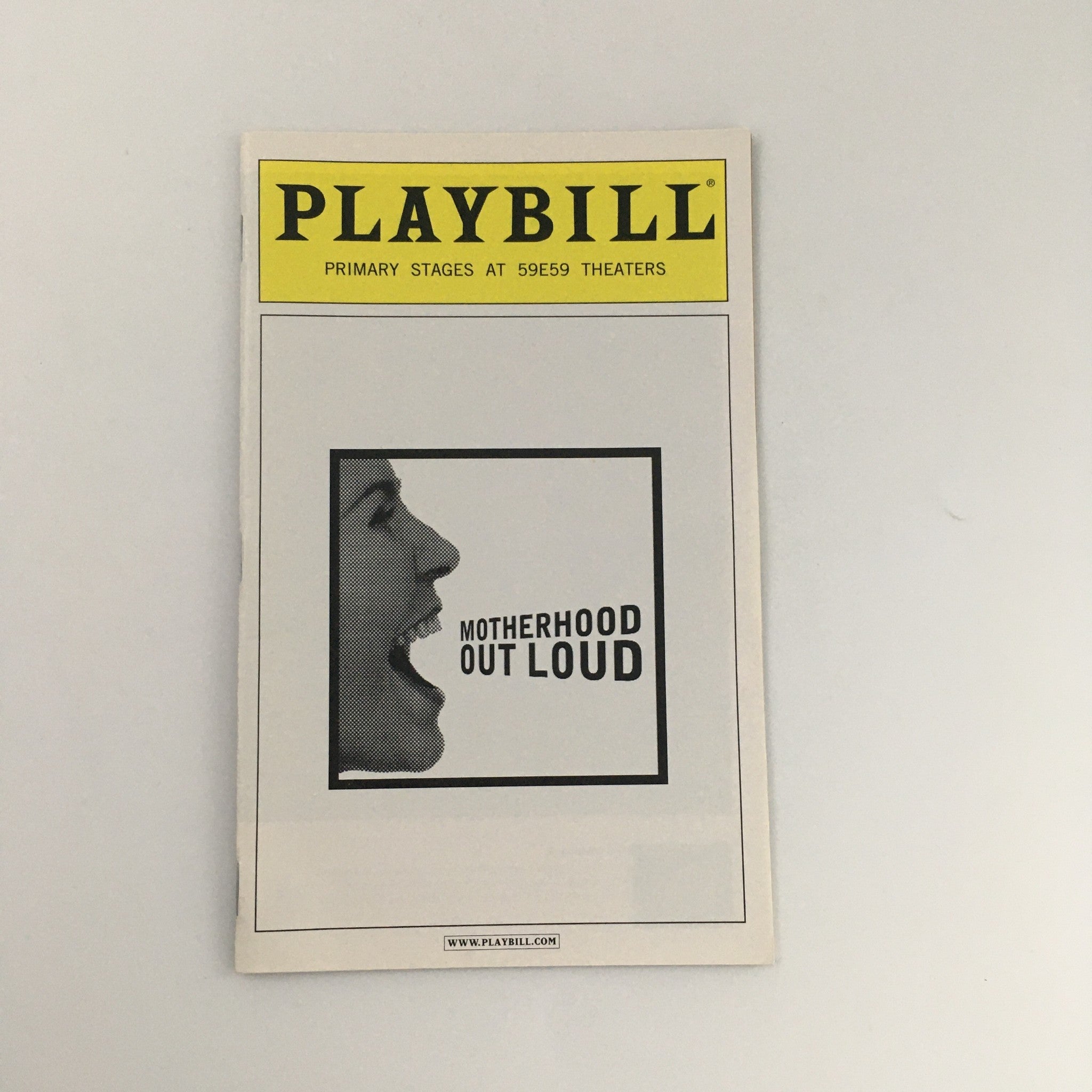 2011 Playbill 59E59 Theaters 'Motherhood Out Loud' Mary Bacon and Randy Graff