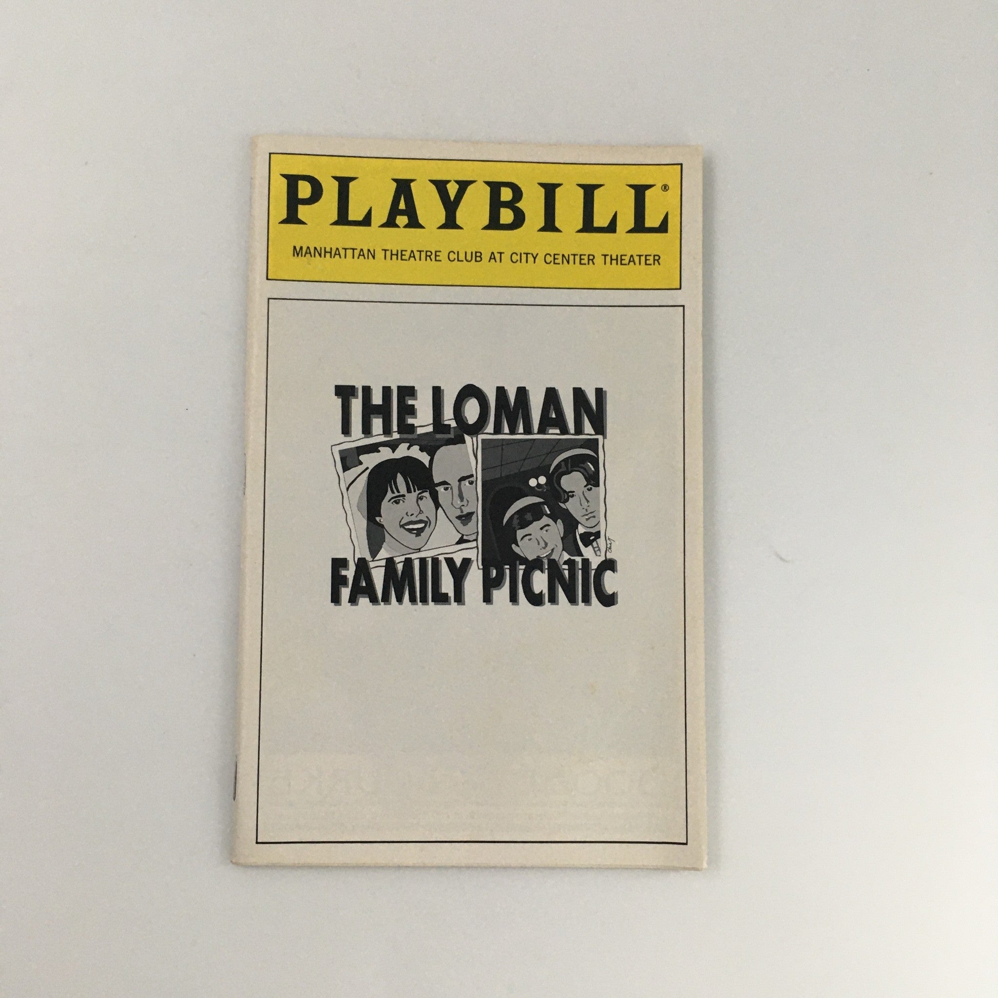 1993 Playbill Manhattan Theatre Club 'The Loman Family Picnic' Harry Barandes