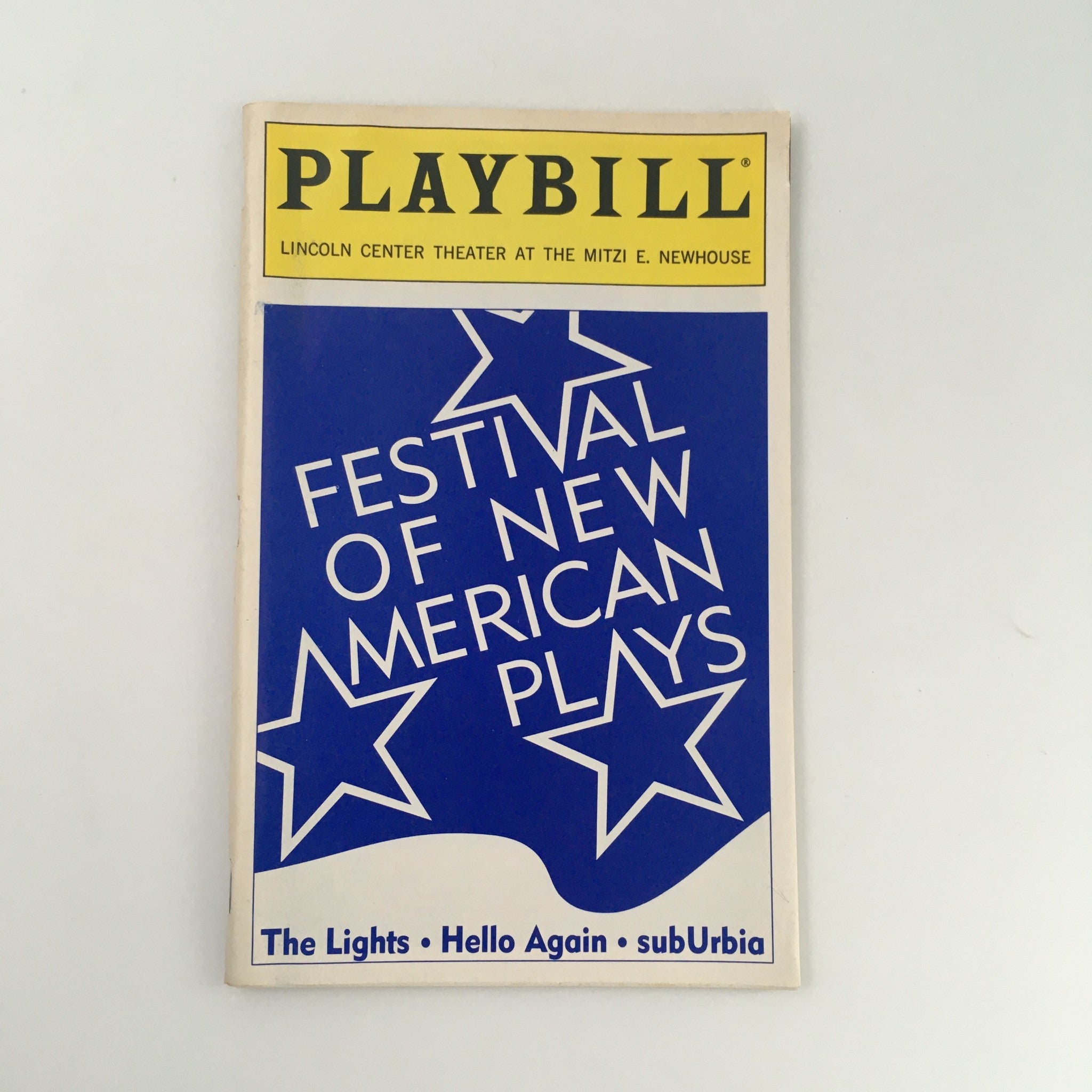 1993 Playbill Lincoln Center Theater 'The Lights' Tom Bloom, Leon Addison Brown