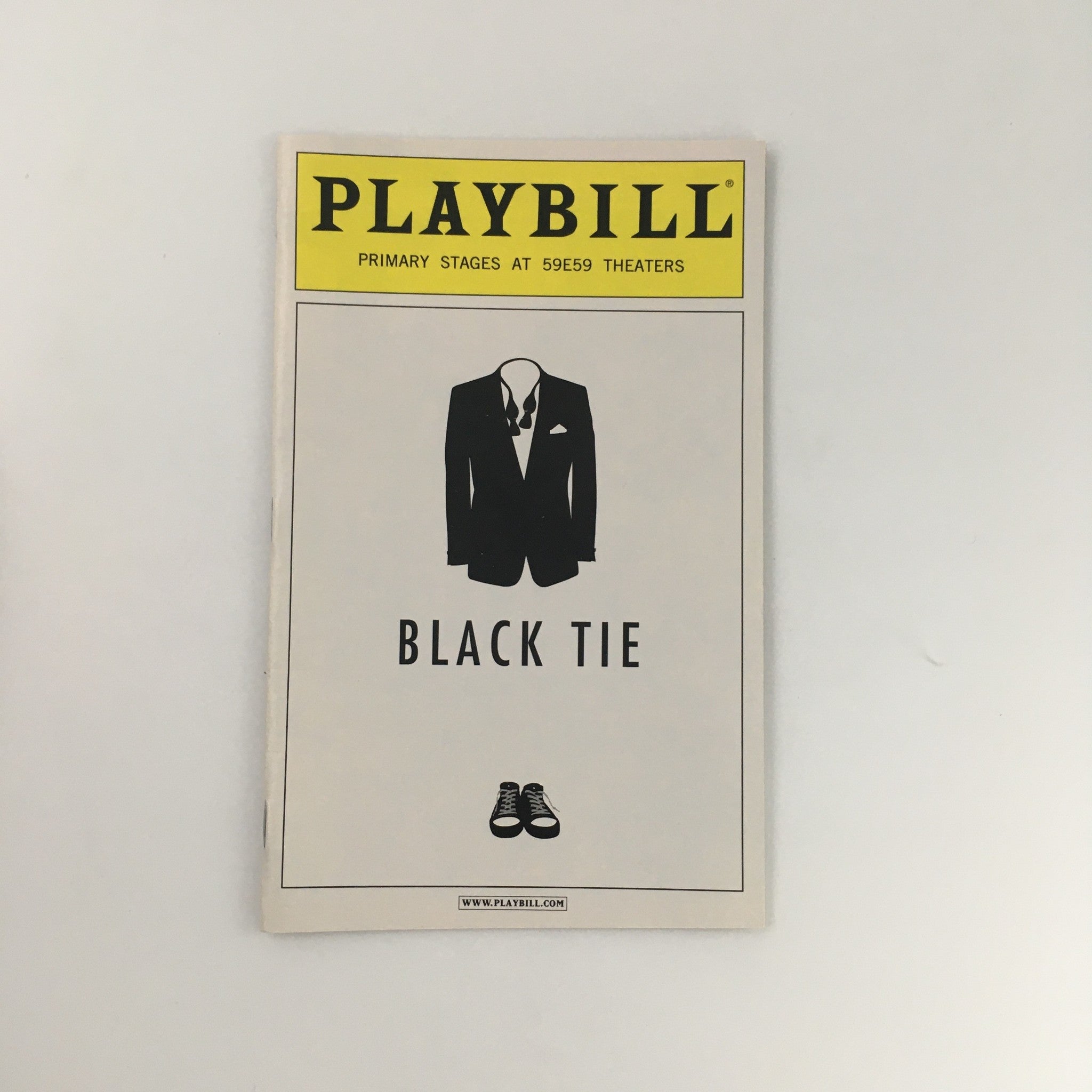 2011 Playbill 59E59 Theaters 'Black Tie' Ari Brand, Daniel Davis, Elvy Yost