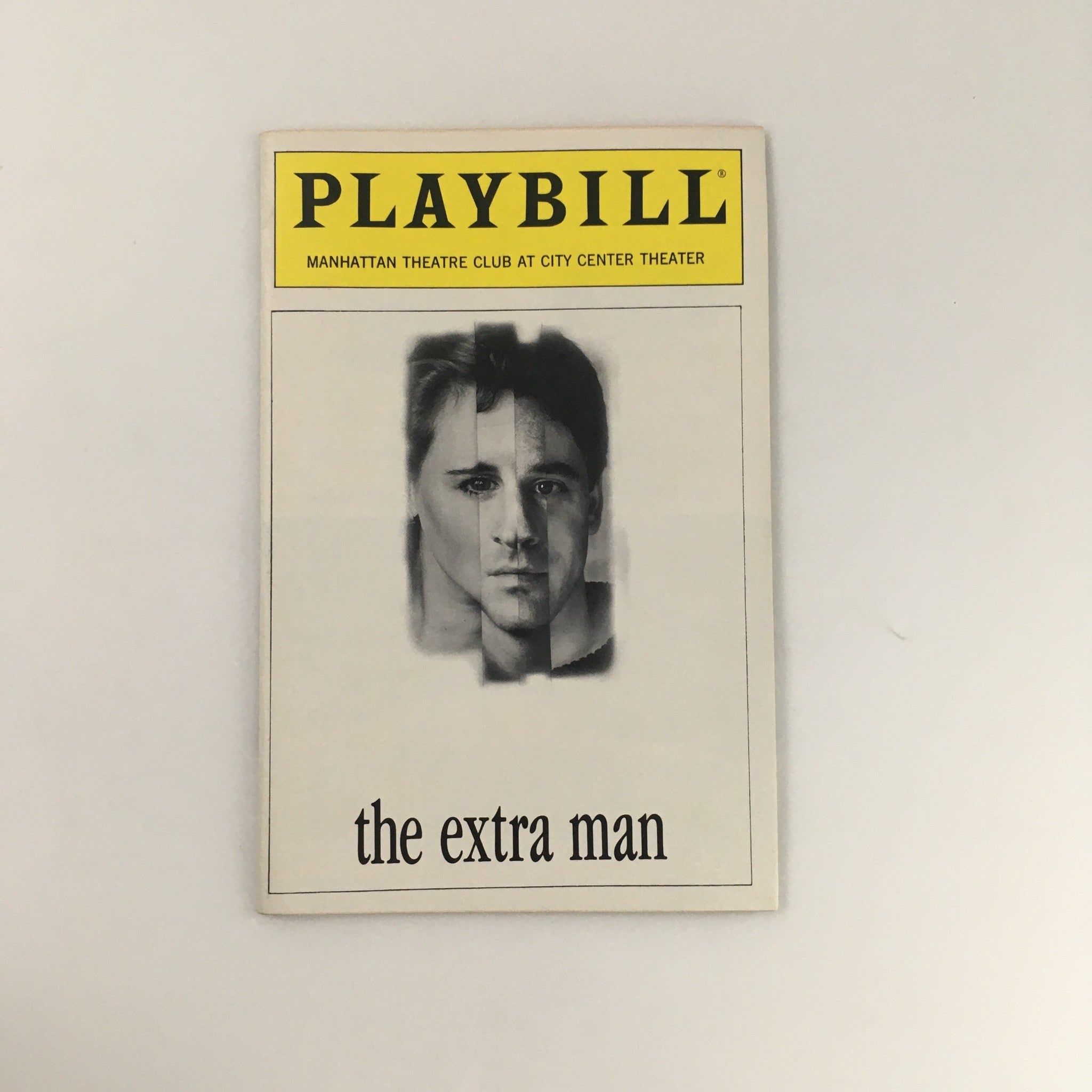 1992 Playbill Manhattan Theatre Club 'The Extra Man' Adam Arkin, Boyd Gaines