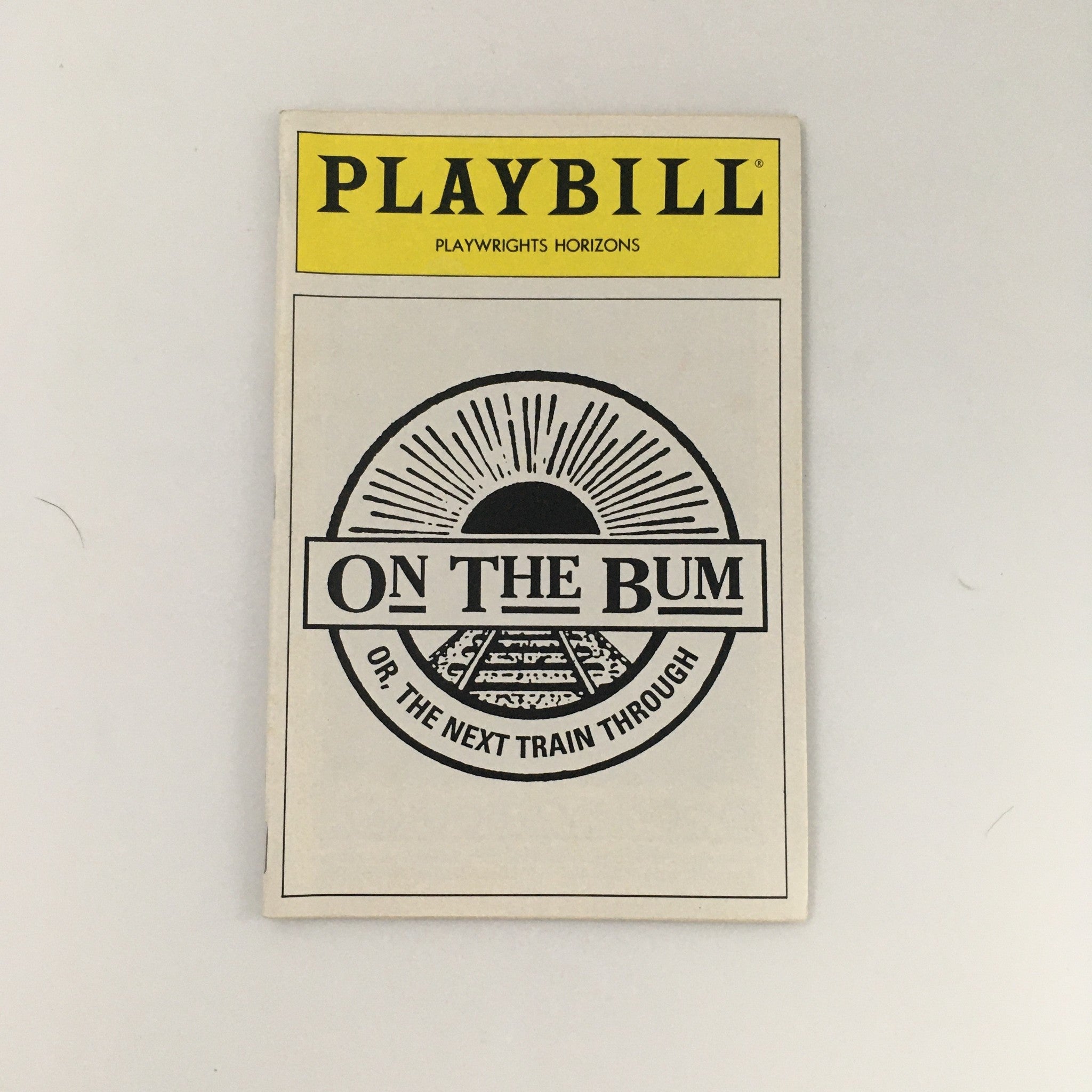 1992 Playbill Playwrights Horizons 'on The Bum' Bill Buell and William Duell