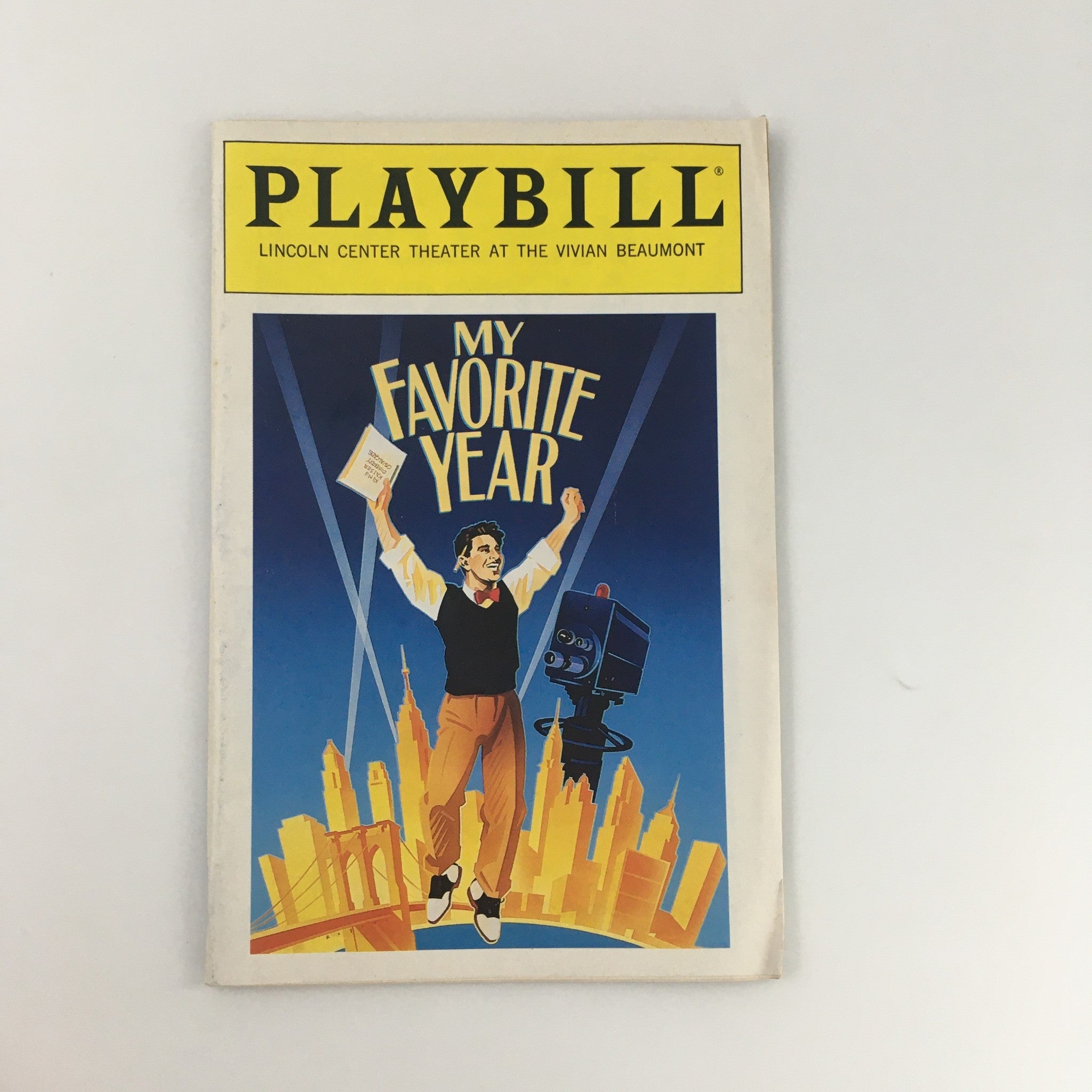 1992 Playbill Vivian Beaumont 'My Favorite Year' Robert Ashford, Laine Kazan