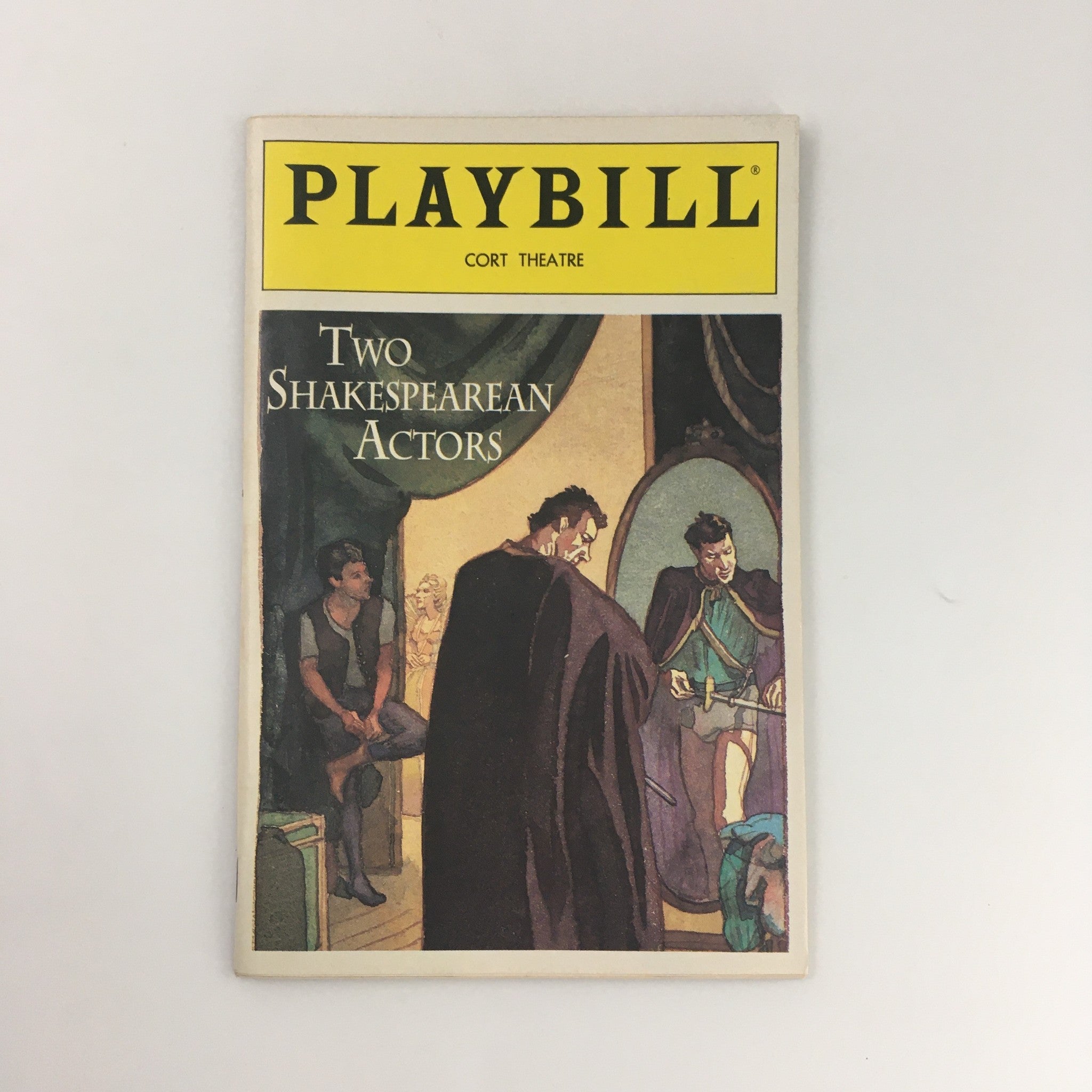 1992 Playbill Cort Theatre 'Two Shakespearean Actors' Tom Aldredge Brian Bedford