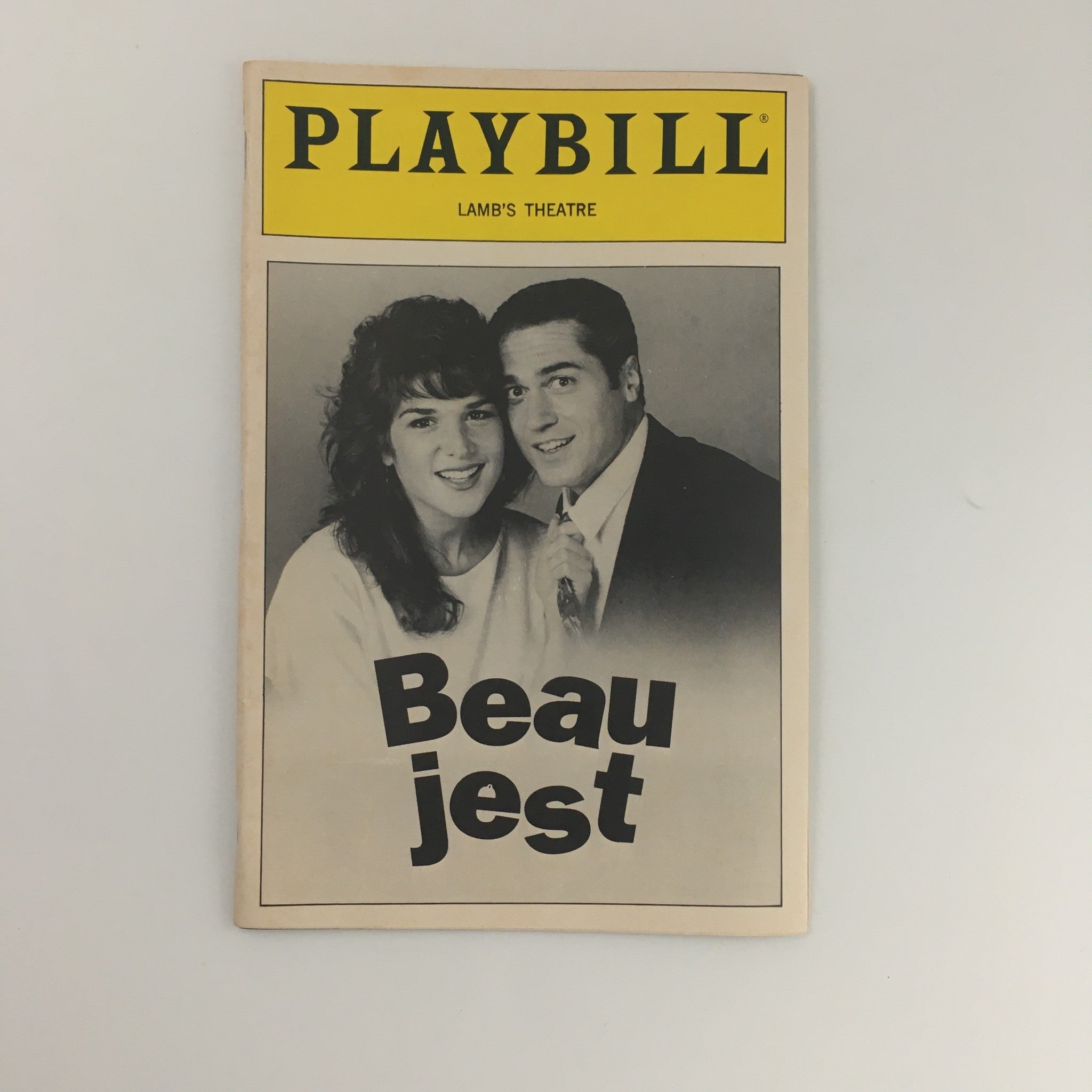 1992 Playbill Lamb's Theatre 'Beau Jest' Roslyn Alexander, Larry Fleischman