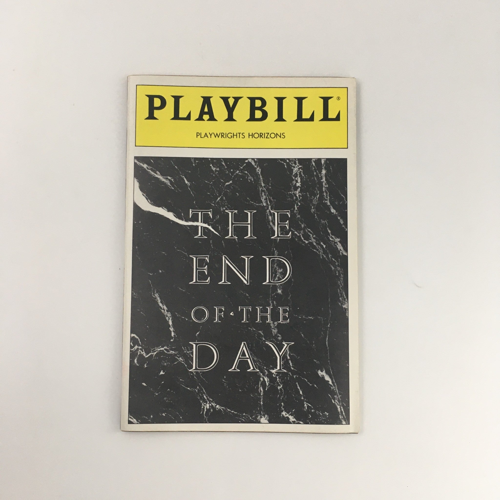 1992 Playbill Playwrights Horizons 'The End of the Day' John Benjamin Hickey