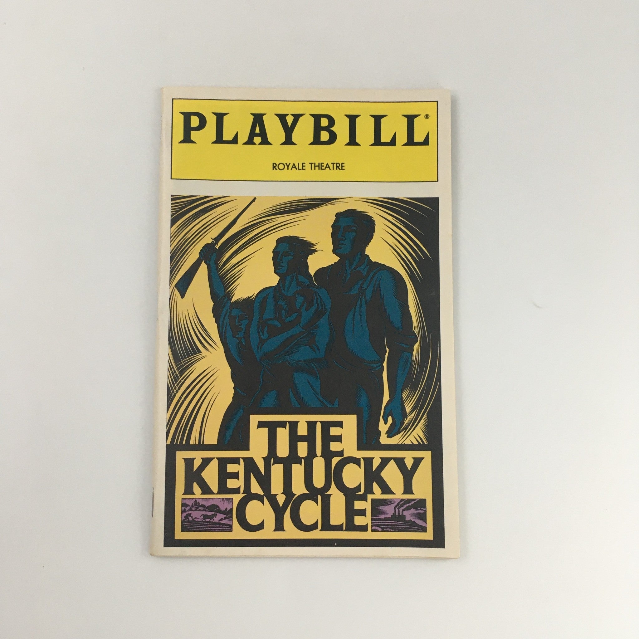 1993 Playbill Royale Theatre 'The Kentucky Cycle' John Aylward and Gail Grate