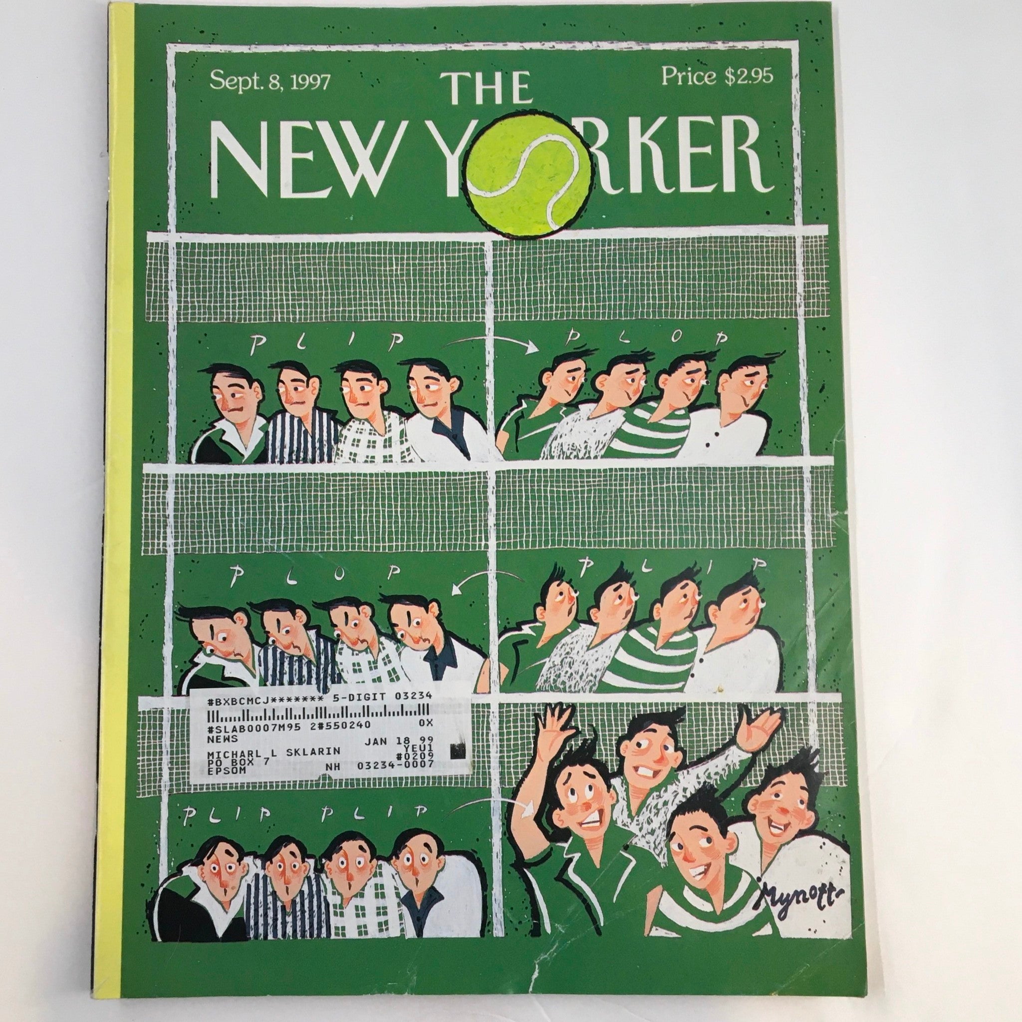 The New Yorker Full Magazine September 8 1997 Game, Set & Match Lawrence Mynott