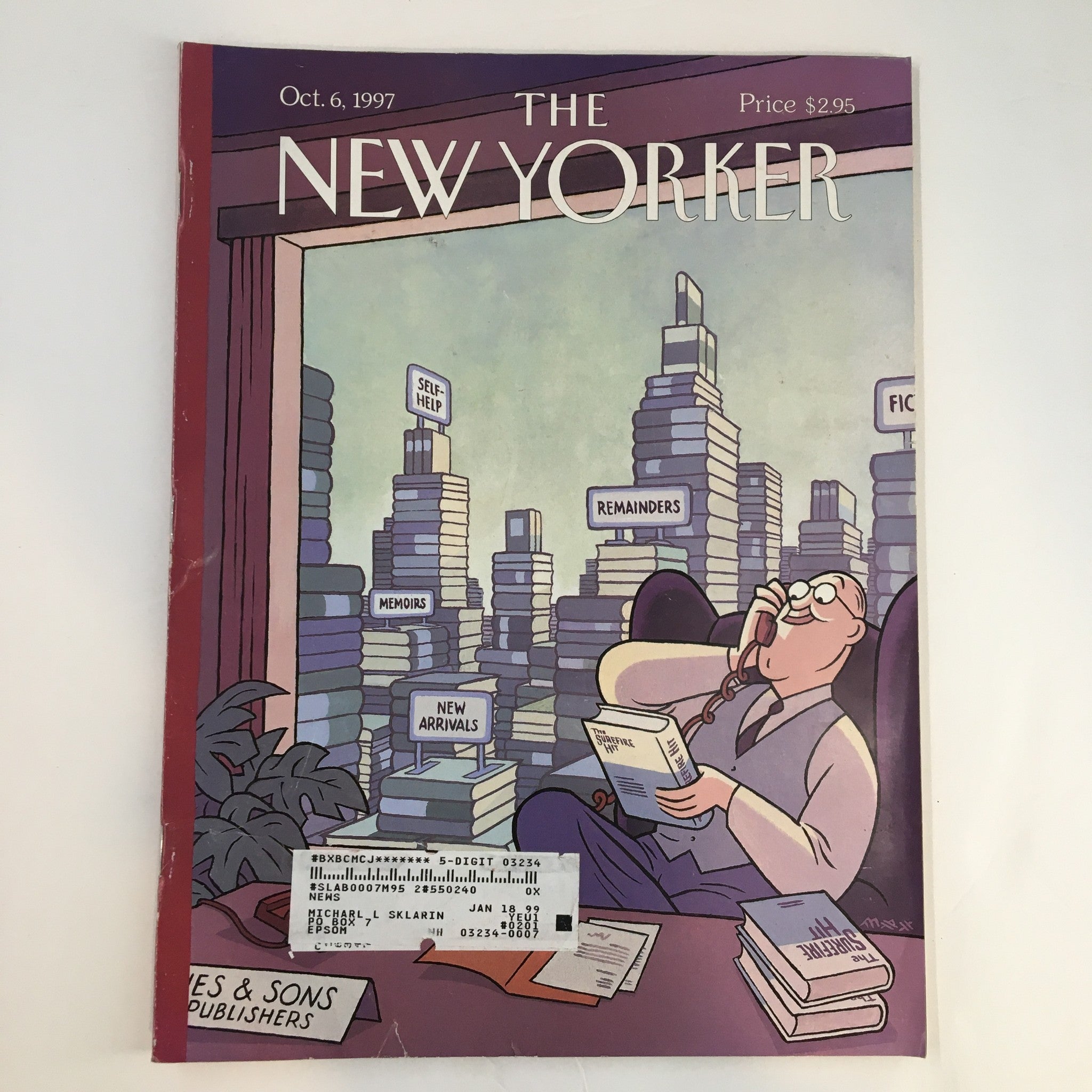 The New Yorker Full Magazine October 6 1997 Tall Stories by Max