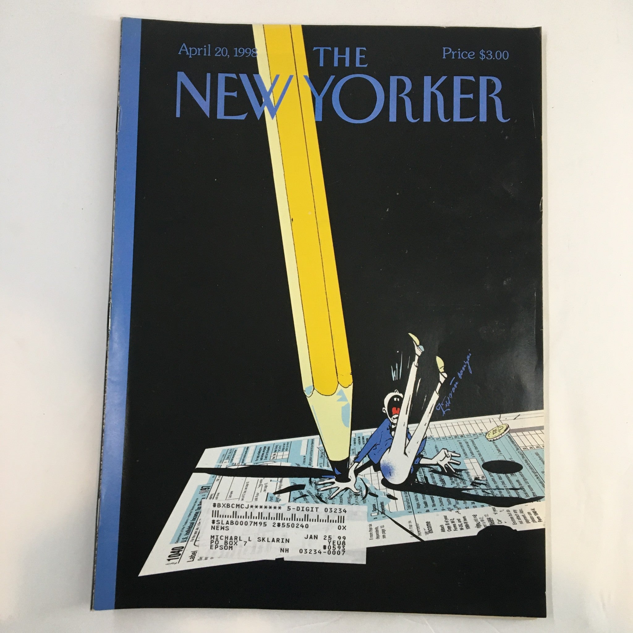 The New Yorker Full Magazine April 20 1998 Nothing Is Certain But by Istvan B.