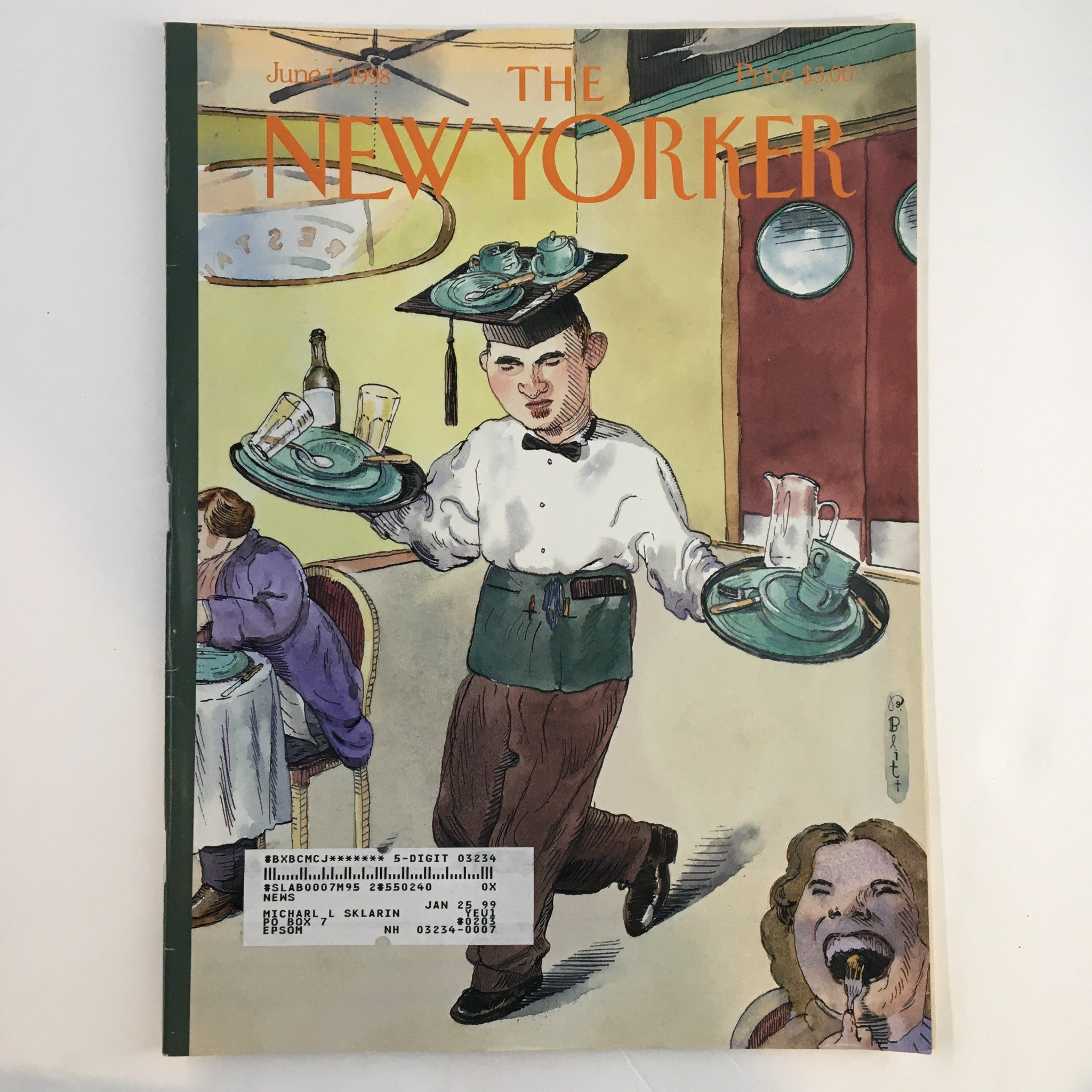 The New Yorker Full Magazine June 1 1998 Waiting Around AFter School Barry Blitt