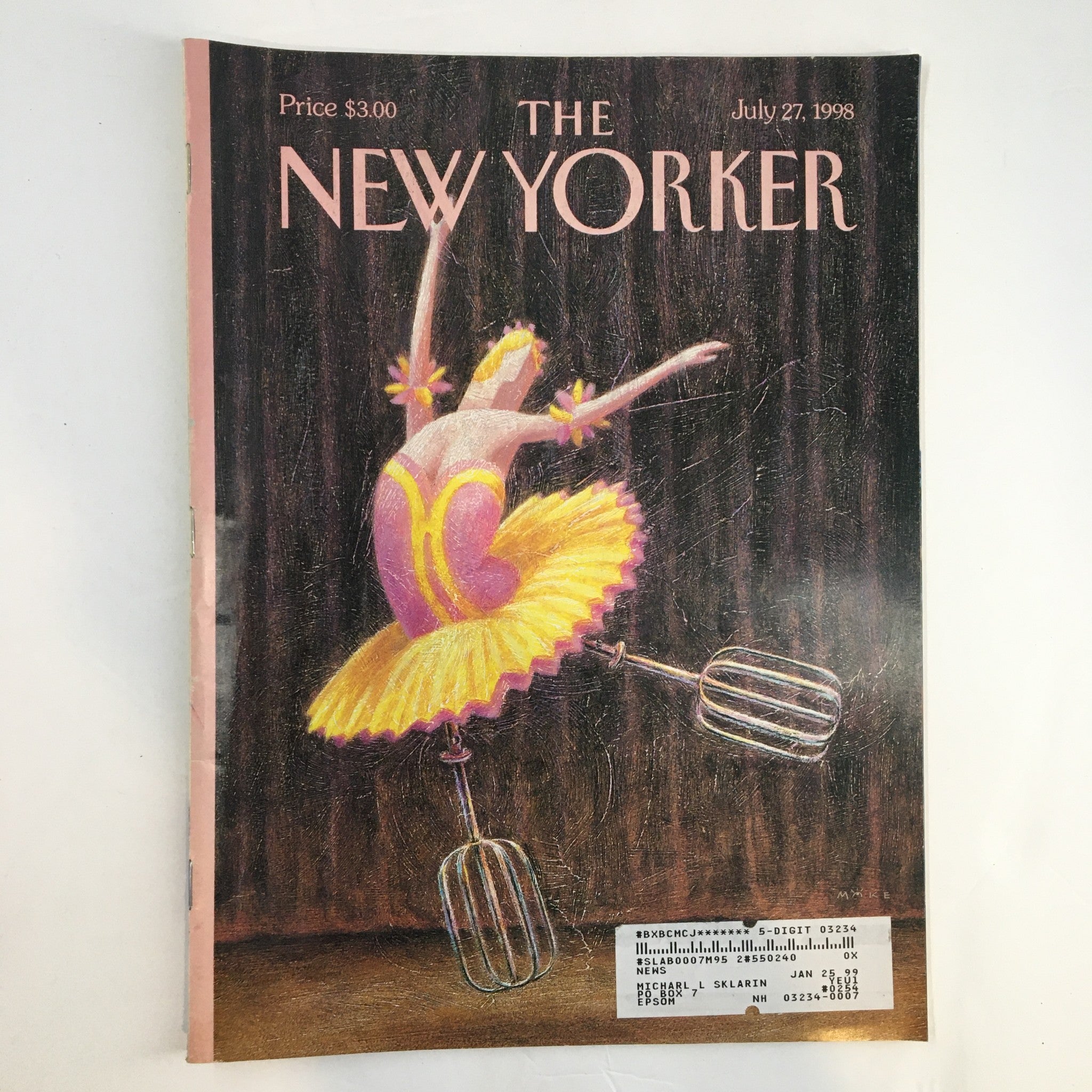 The New Yorker Full Magazine July 27 1998 Stirring Performance by Mike Hodges