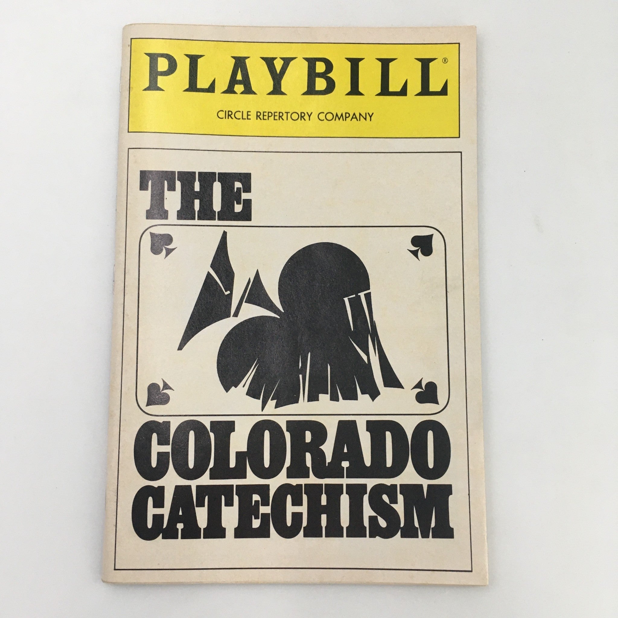 1990 Playbill Circle Repertory Company The Colorado Catechism, Vincent Cardinal