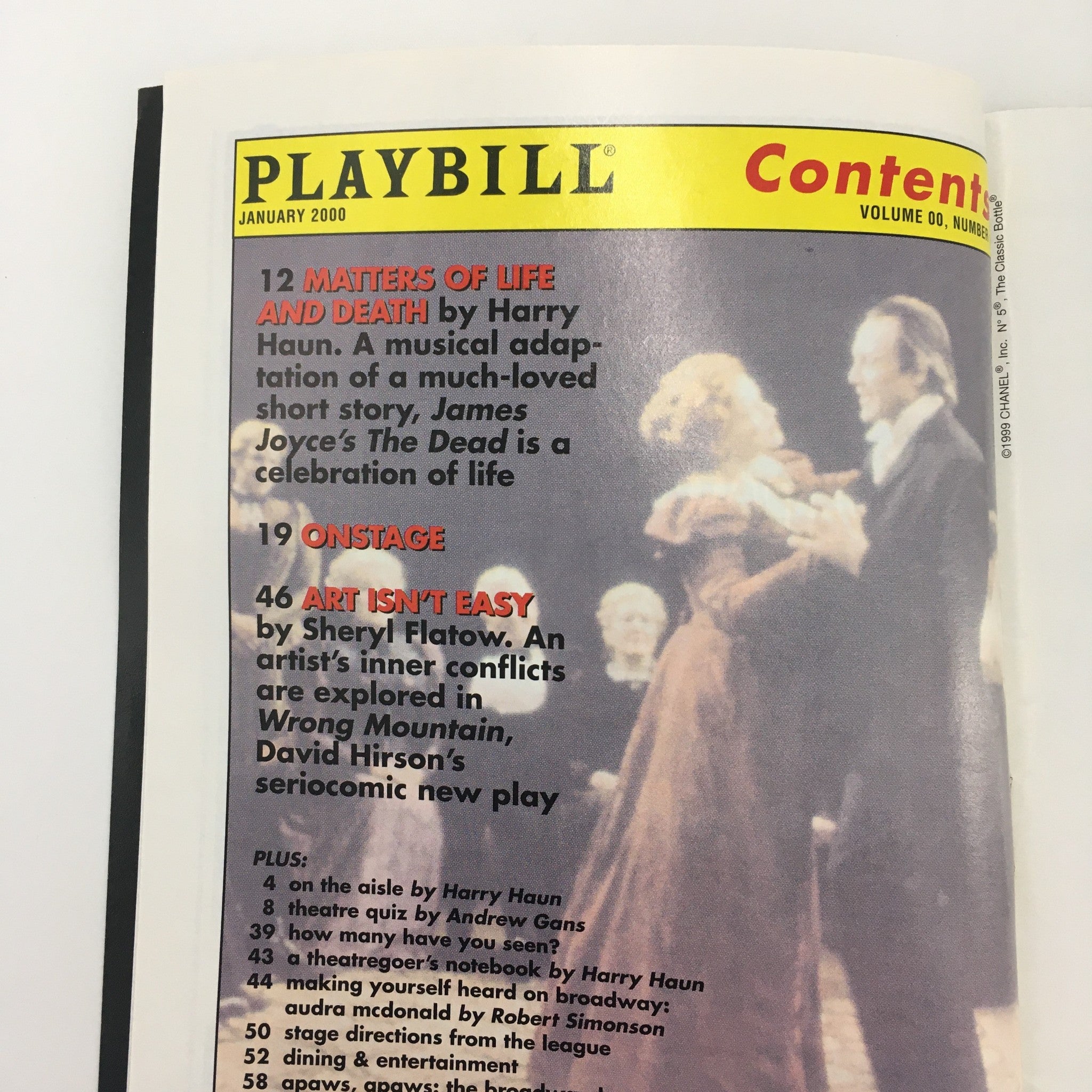 2000 Playbill Eugene O'Neill Theatre 'Wrong Mountain' Play by David Hirson