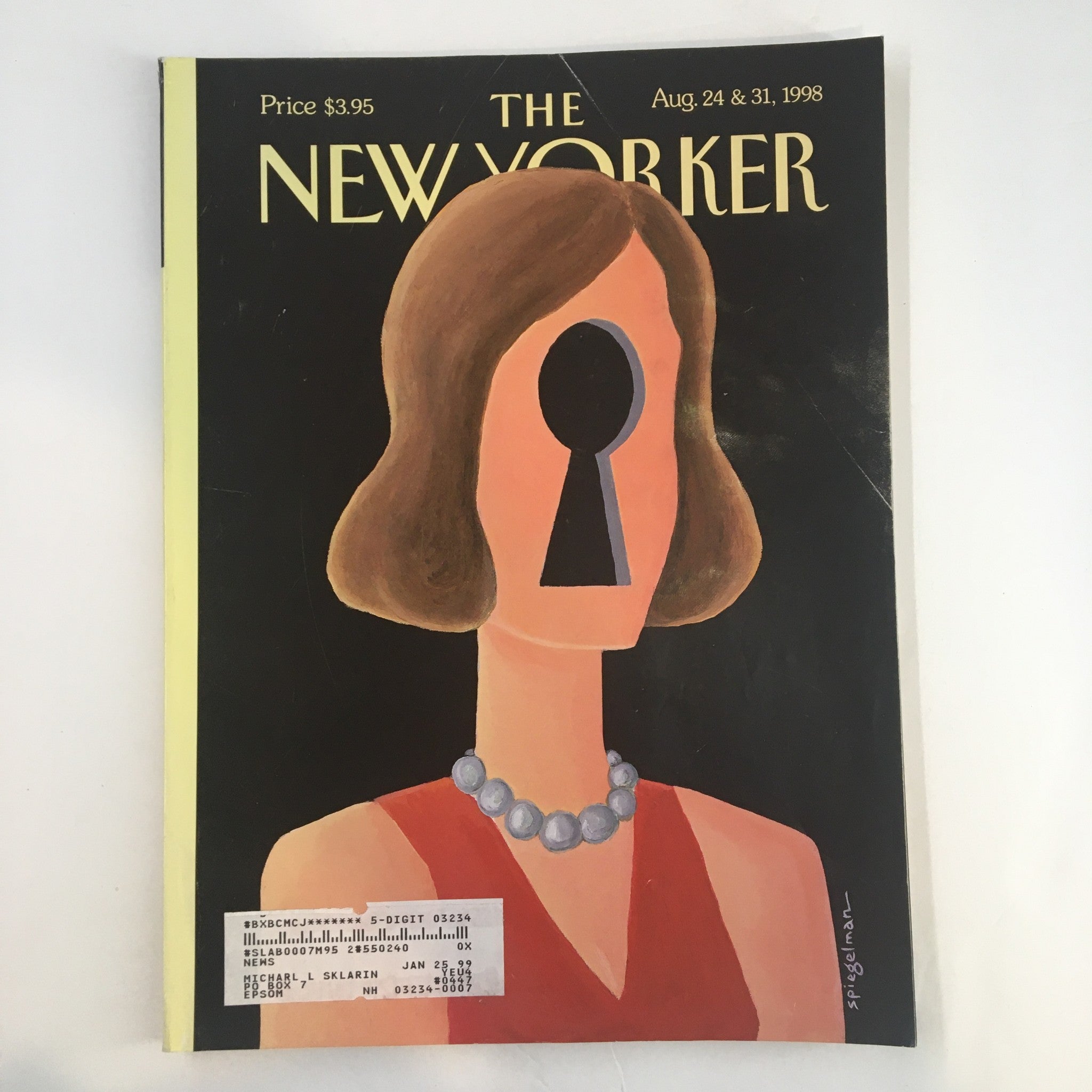 The New Yorker Full Magazine August 24 1998 Private Lives by Art Spiegelman