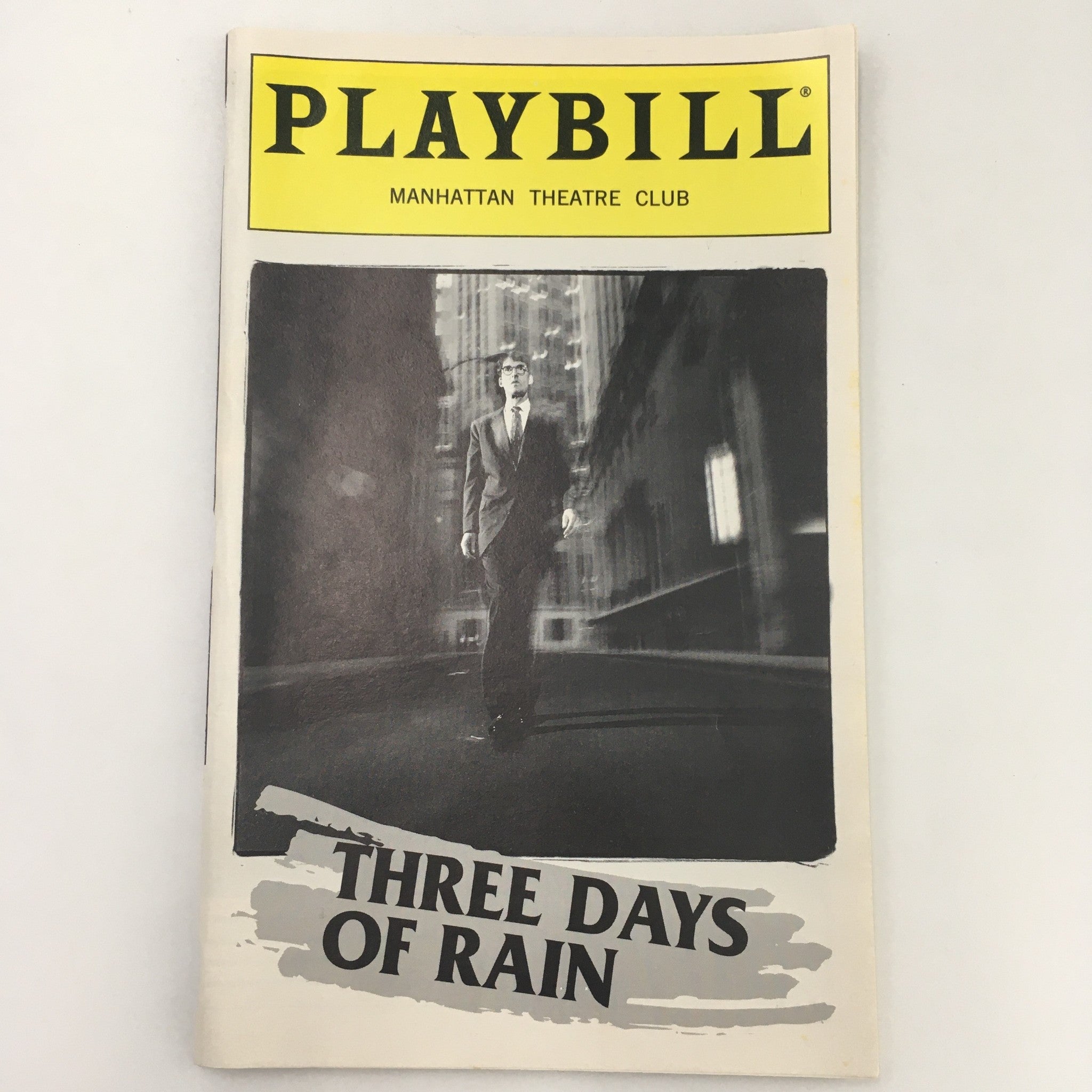 1997 Playbill Manhattan Theatre Club 'Three Days of Rain' by Richard Greenberg