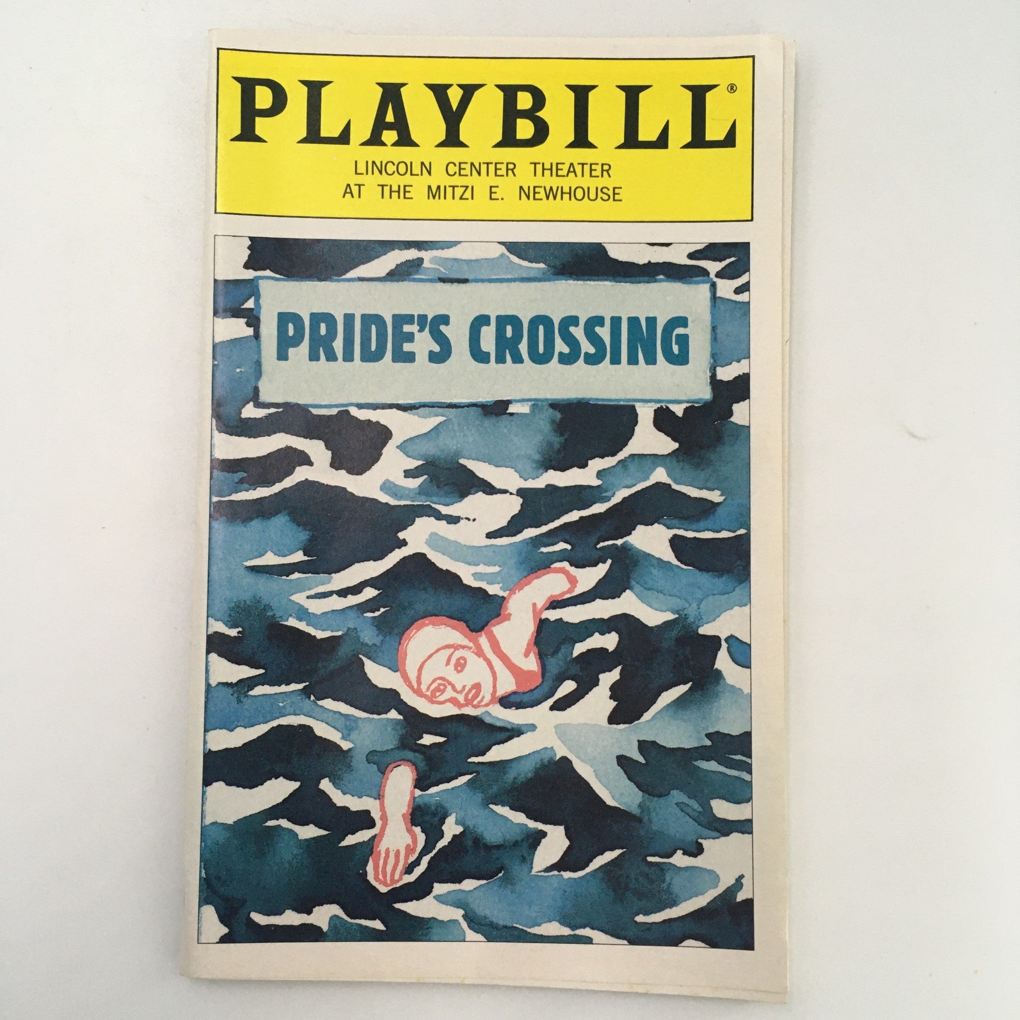 1997 Playbill Lincoln Theater Mitzi E. Newhouse 'Pride's Crossing' by Tina Howe