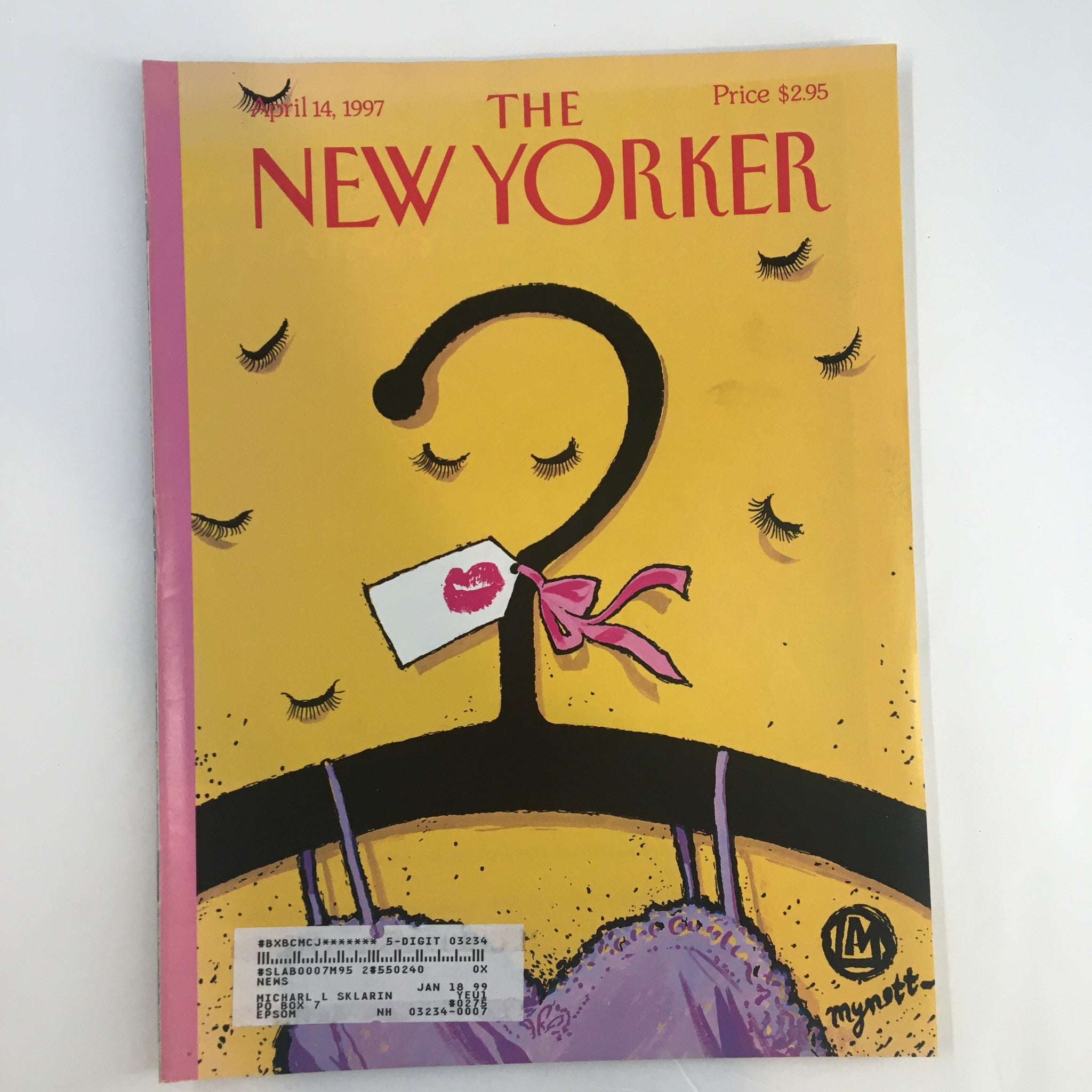 The New Yorker Full Magazine April 14 1997 Fashion Hangup by Lawrence Mynott